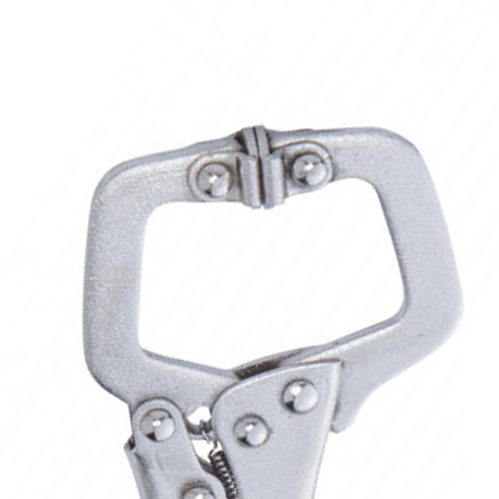 BlueSpot 2Pce Mini 4 Inch Locking Mole Grip C Clamps Work Welding Woodwork Clamp Set