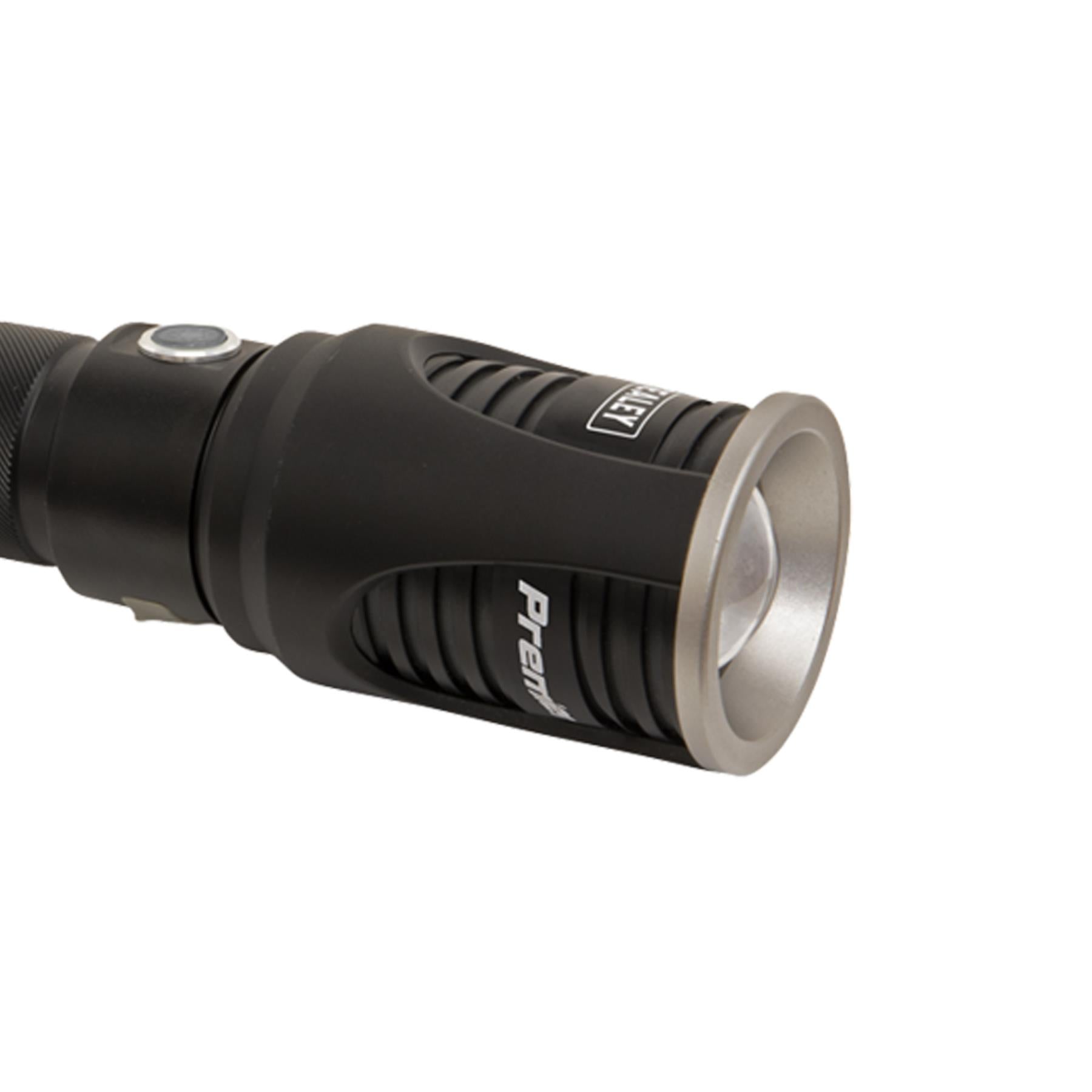 Aluminium Torch 20W SMD LED Adjustable Focus Rechargeable with USB Port