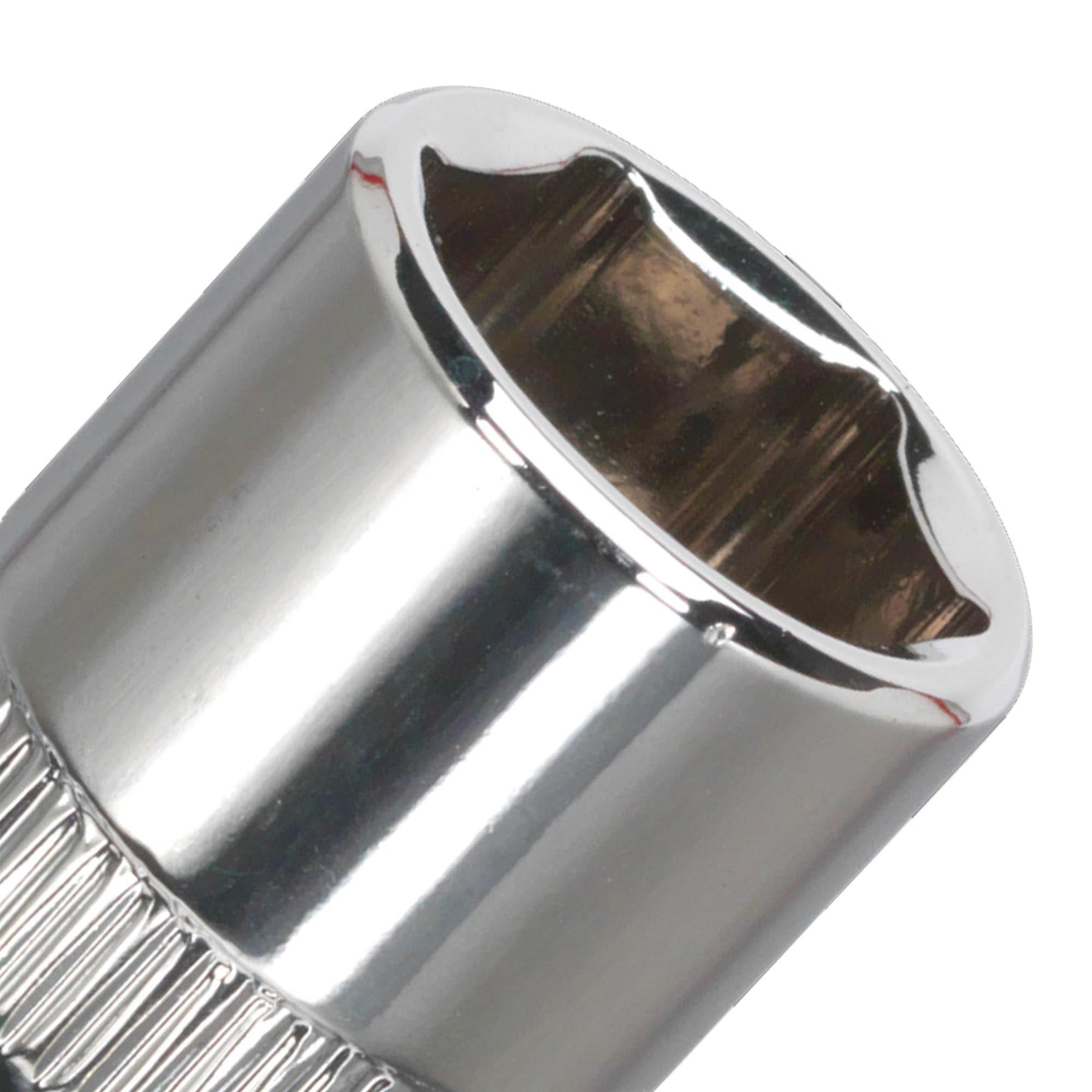 Sealey WallDrive Socket 12mm 3/8"Sq Drive Fully Polished