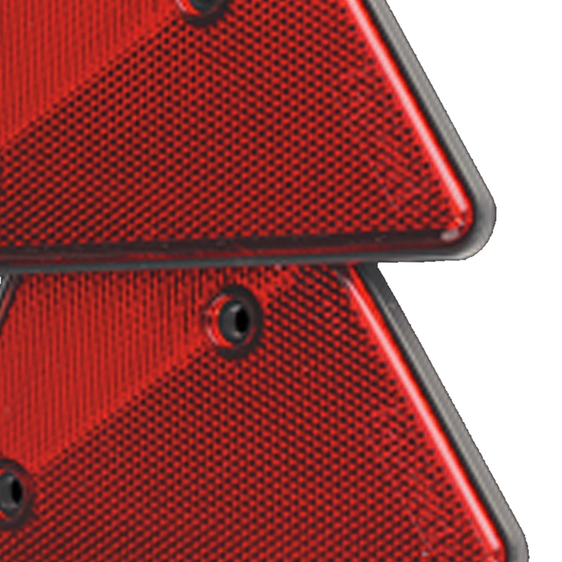 Sealey Rear Reflective Red Triangle Pack of 2