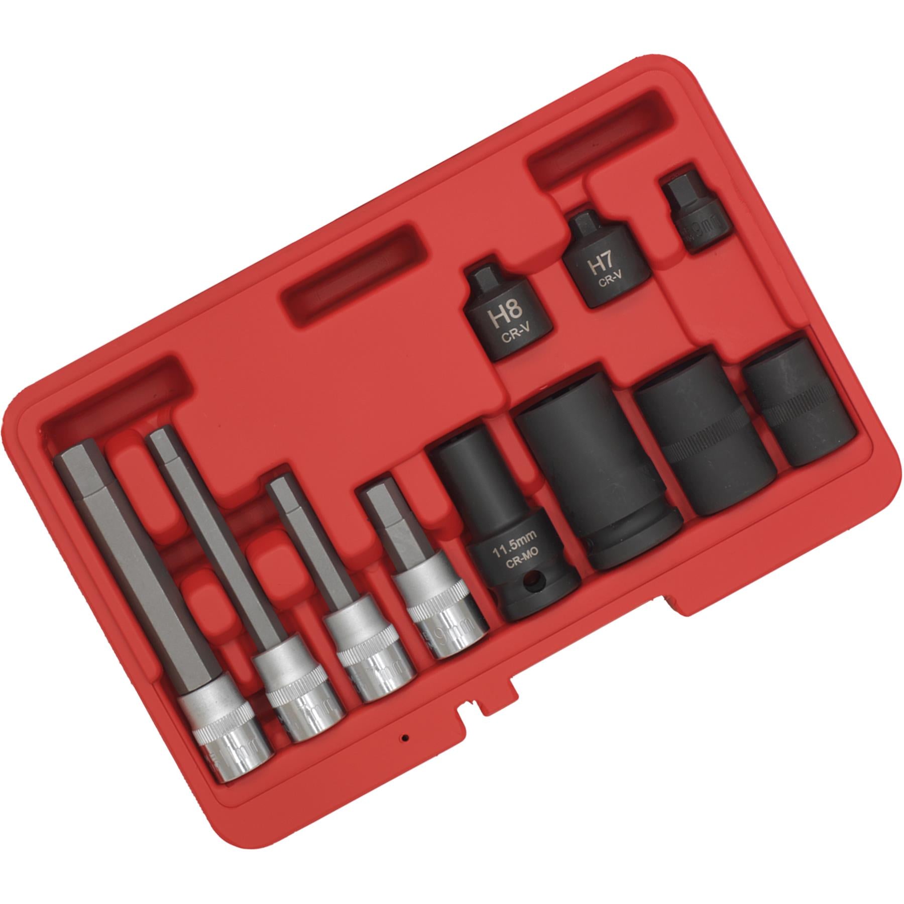Sealey Brake Caliper Socket Set 11pc