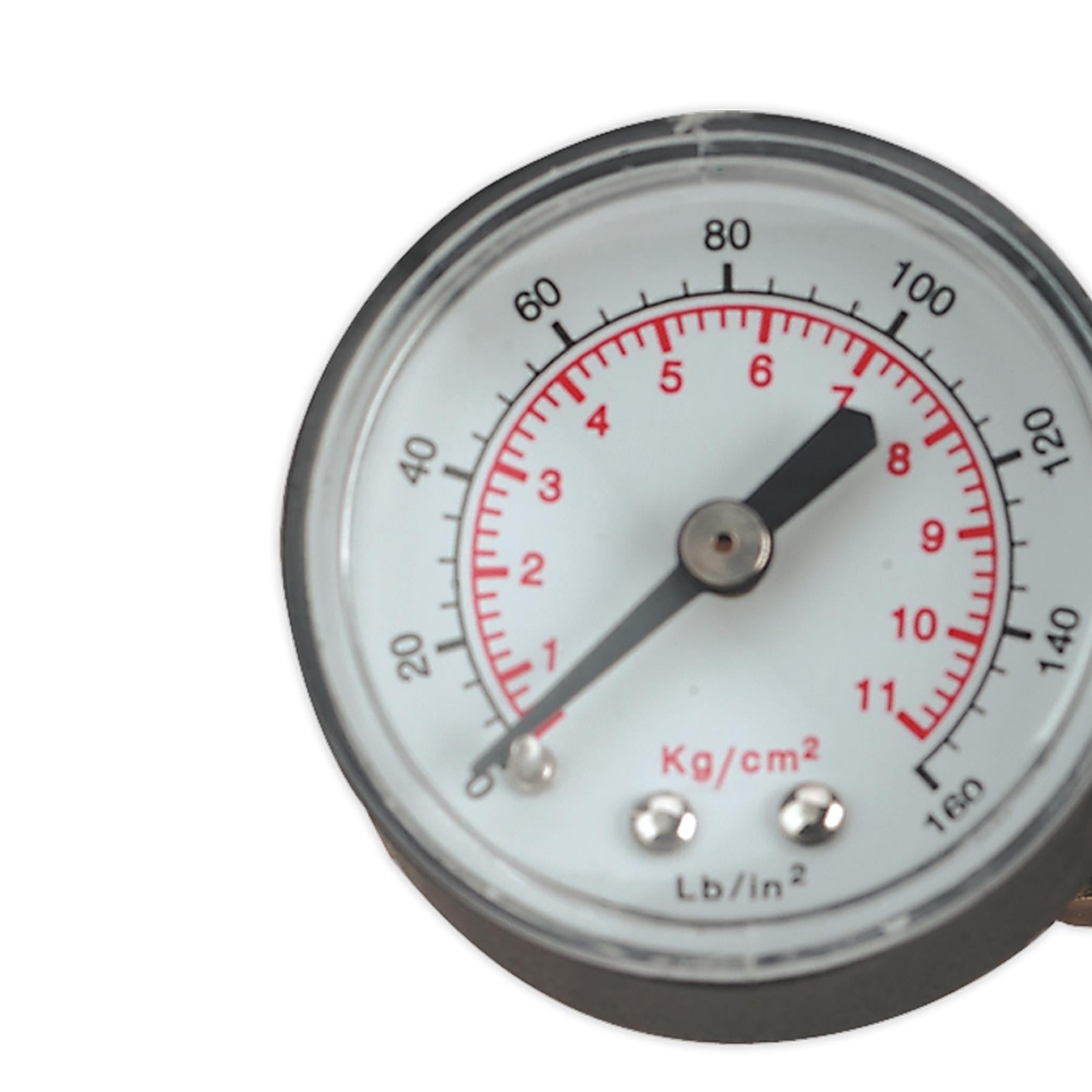Sealey On-Gun Regulator with Gauge