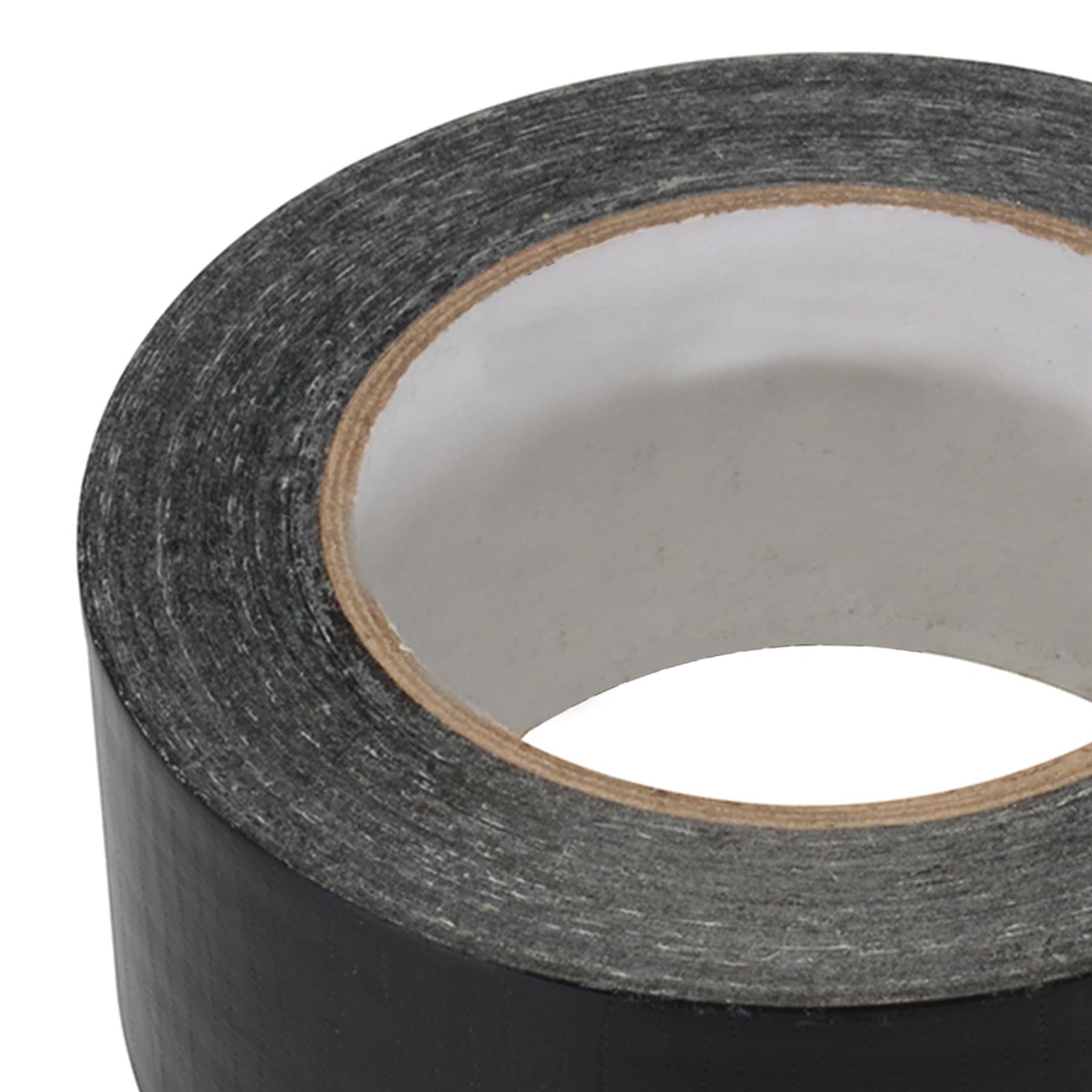 Duct Tape - 50mm X 50M Black Polyethylene-Coated With Hot-Melt Glue Adhesive