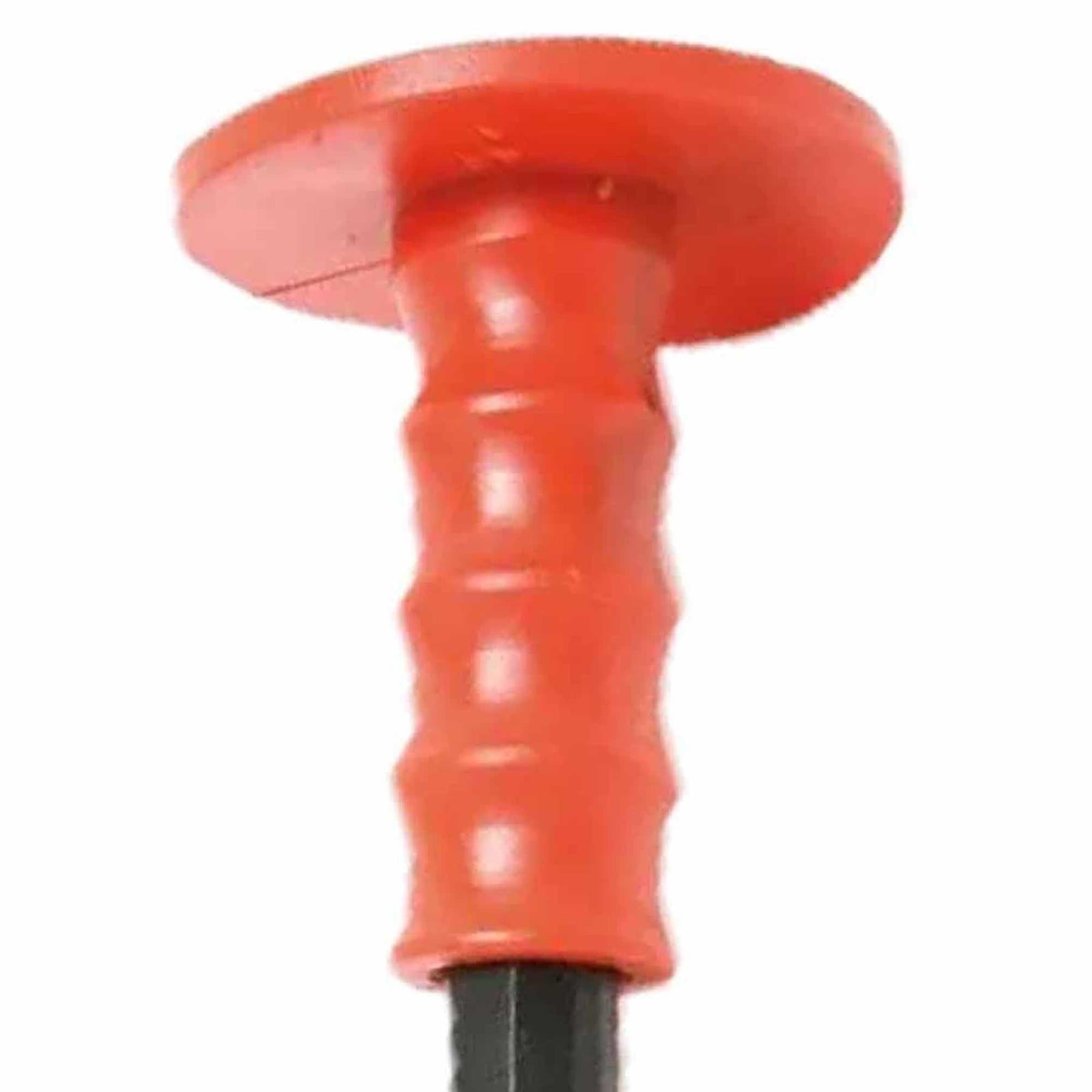 Set of 2 Brick Bolster 2 1/4" & 4" Pro Bolster Chisel Soft Rubber Guard Masons Bricklayer