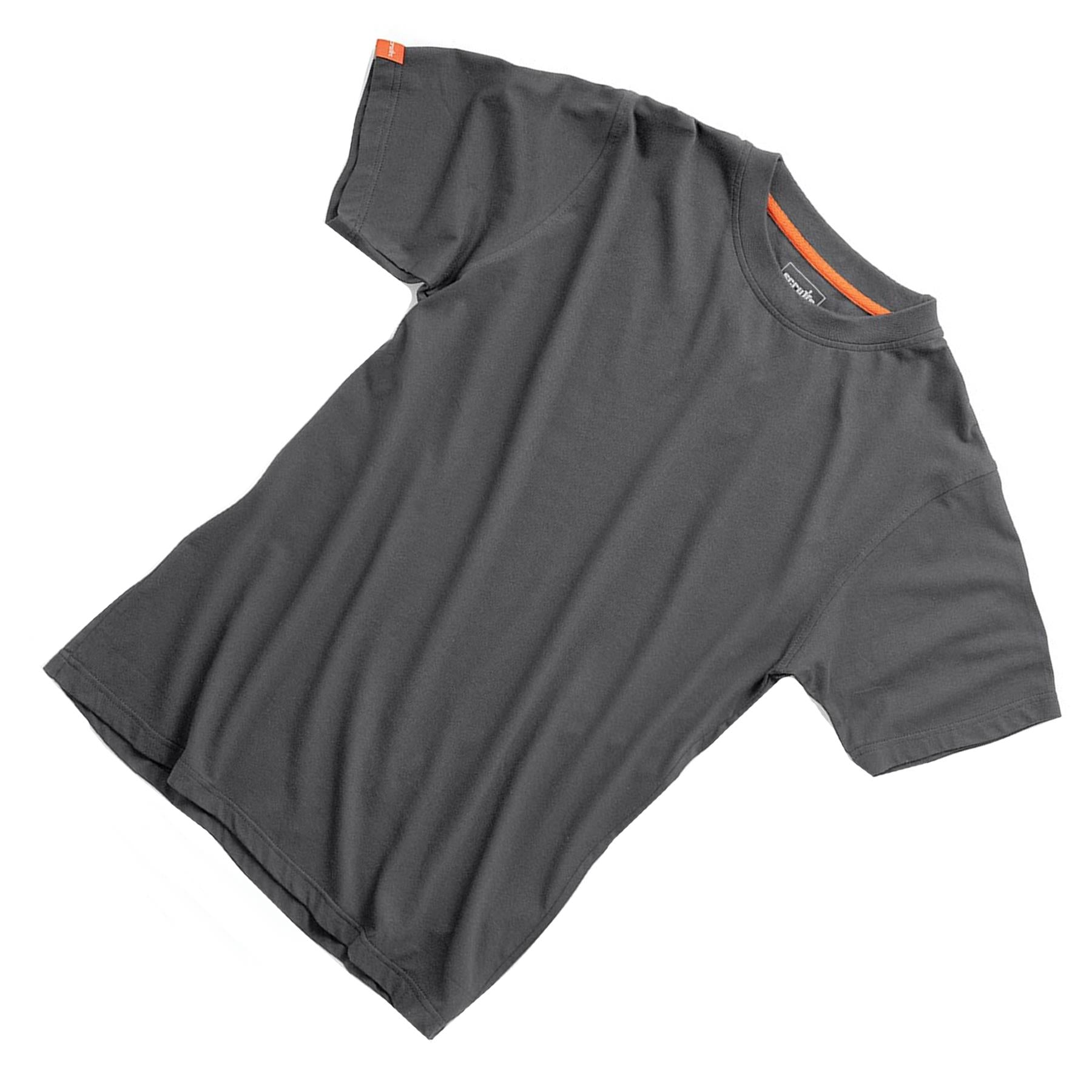 Scruffs Eco Worker T-Shirt Hardwearing Work Shirt Graphite L