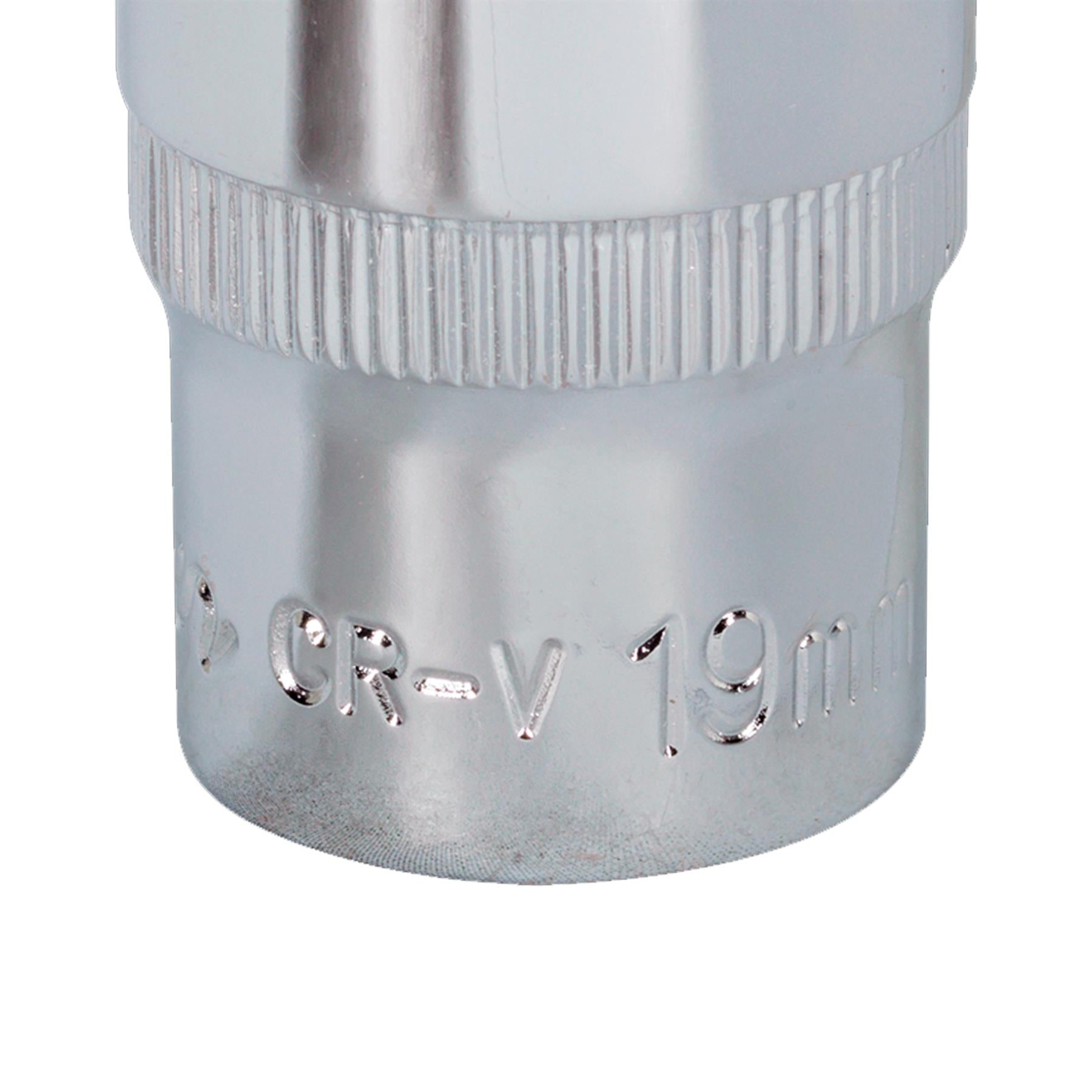 Sealey WallDrive Socket 19mm 1/2"Sq Drive Fully Polished