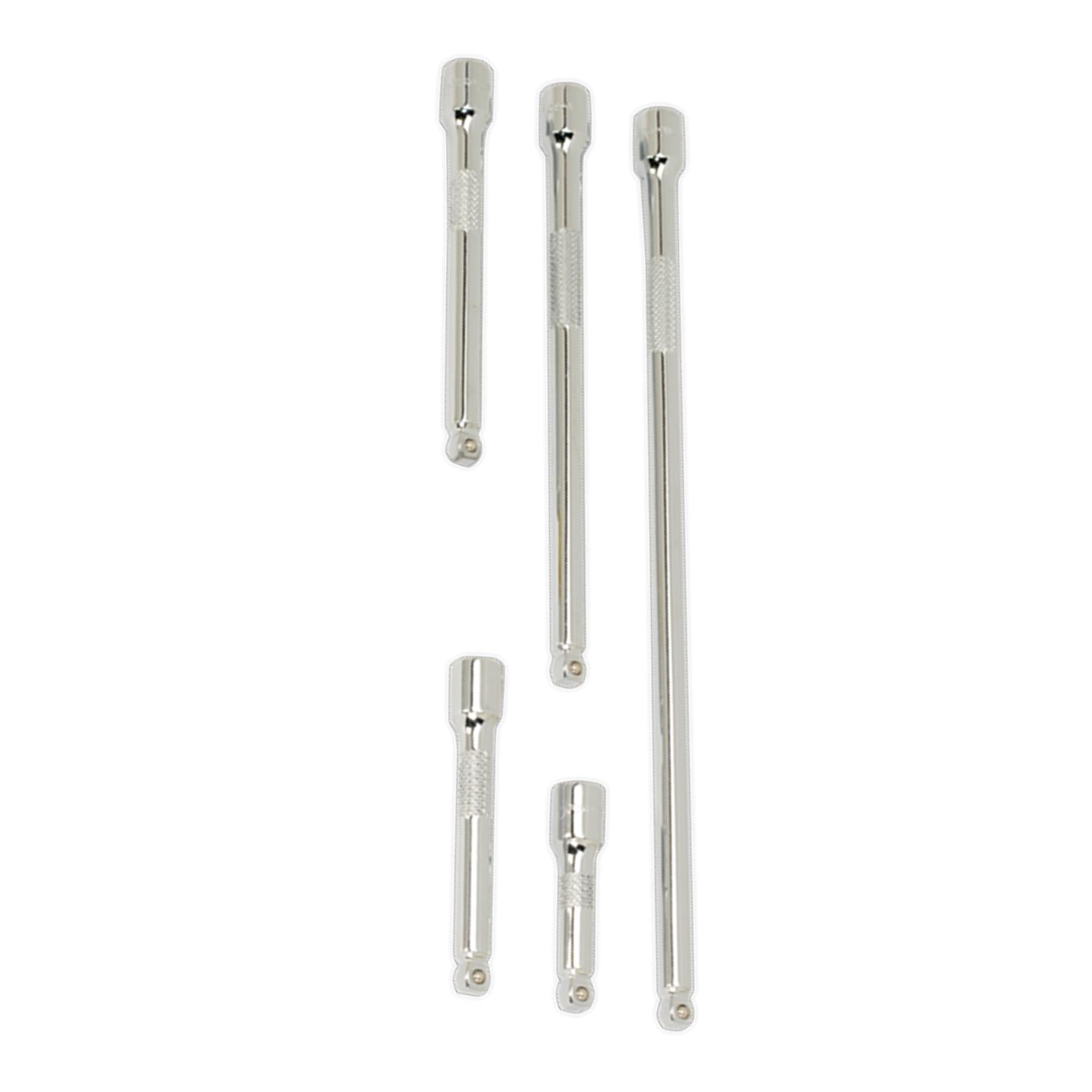Wobble Extension Bar Set 5pc 1/4"Sq Drive. AK766 Sealey