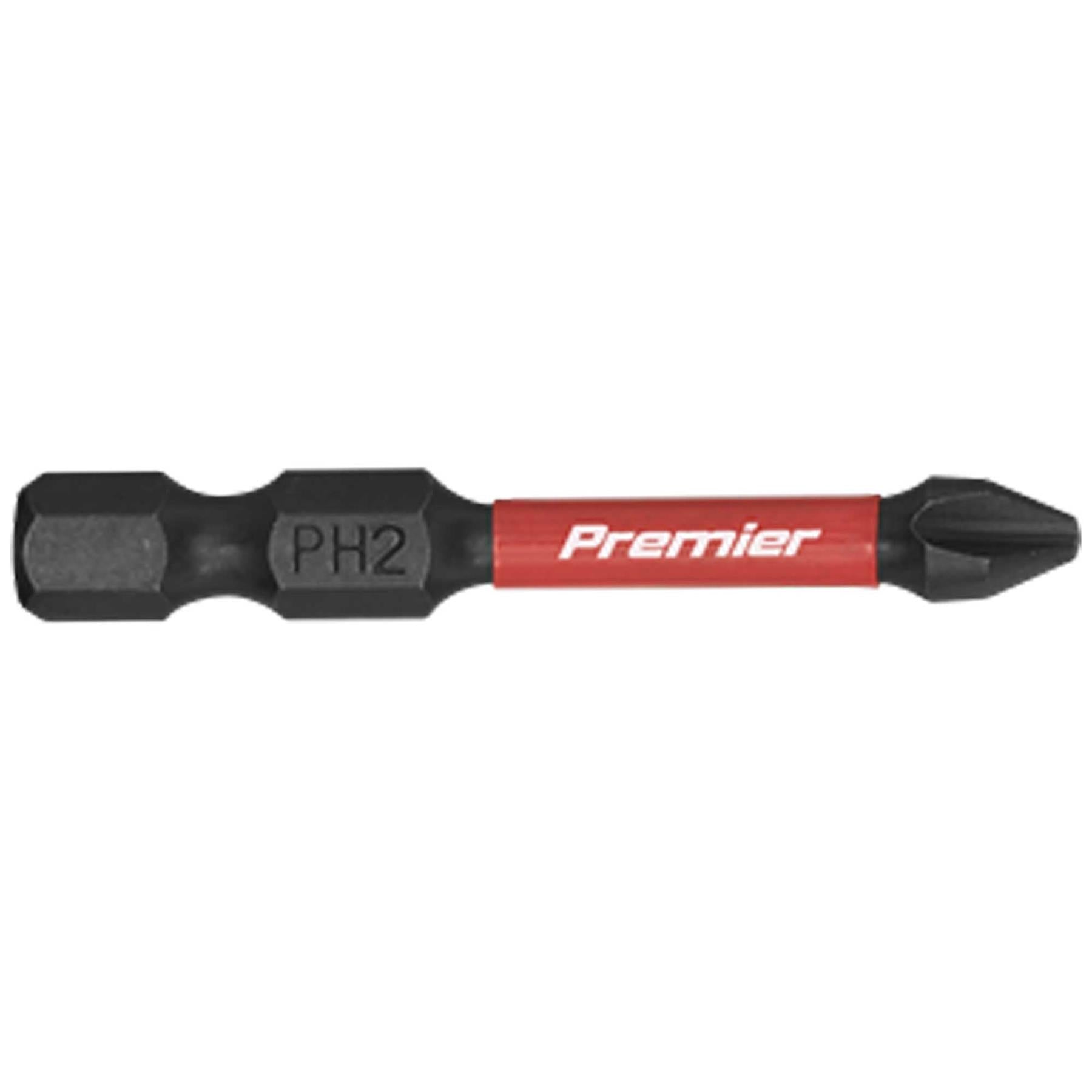 Sealey Phillips #2 Impact Power Tool Bits 50mm - 10pc