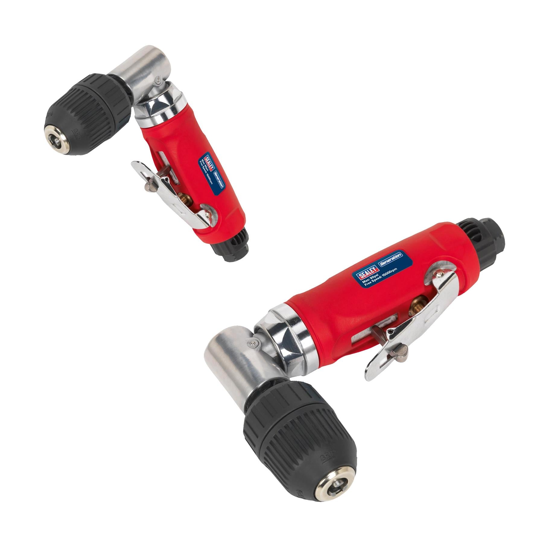 Sealey Air Angle Drill with �10mm Keyless Chuck