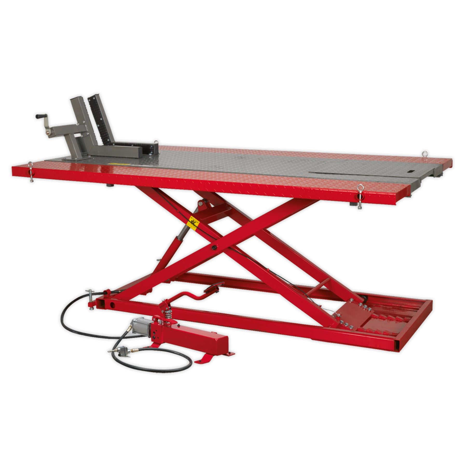 Sealey Mini Tractor/Quad/Motorcycle Lift 680kg Capacity Air/Hyd