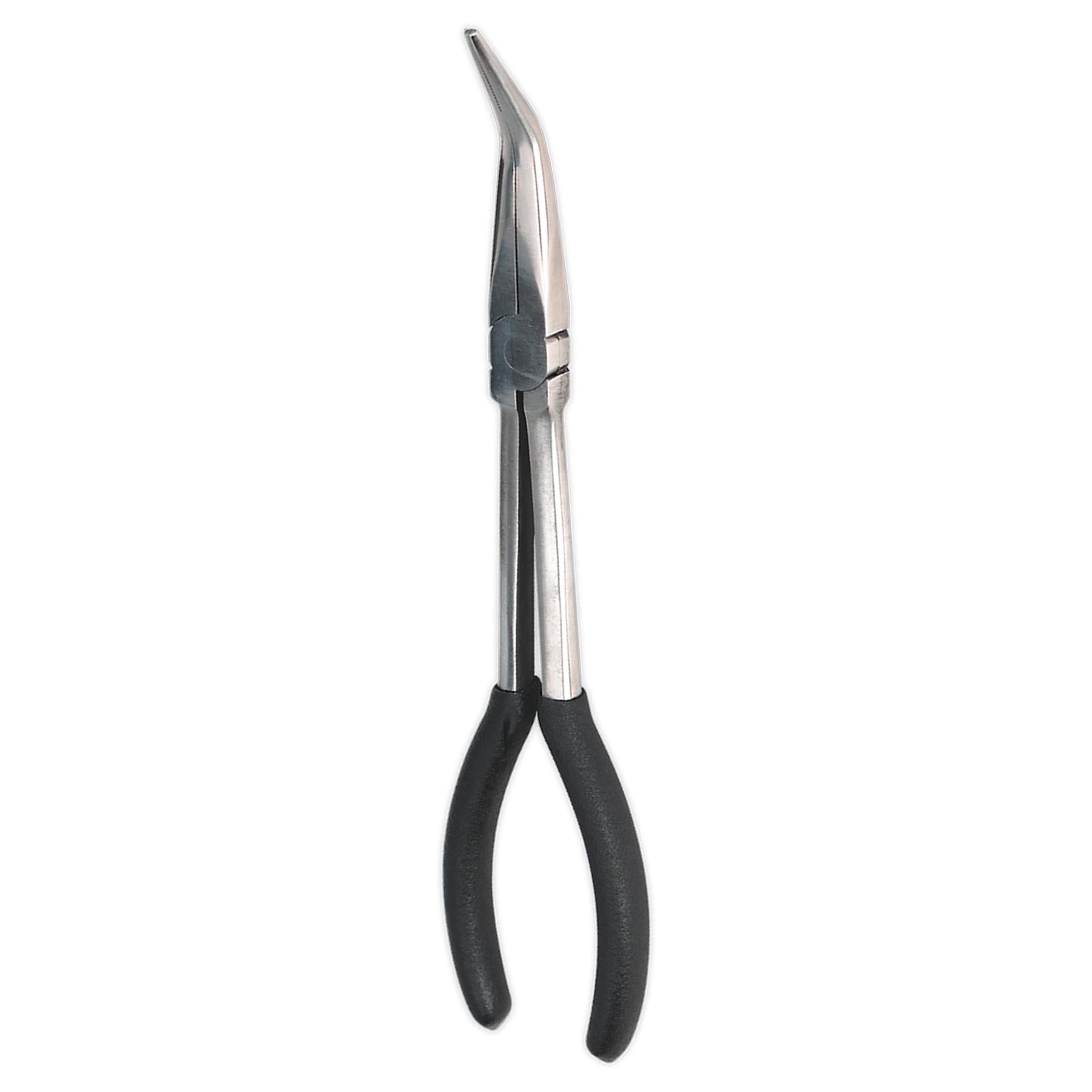 Sealey Needle Nose Pliers 275mm 45° Angle Nose