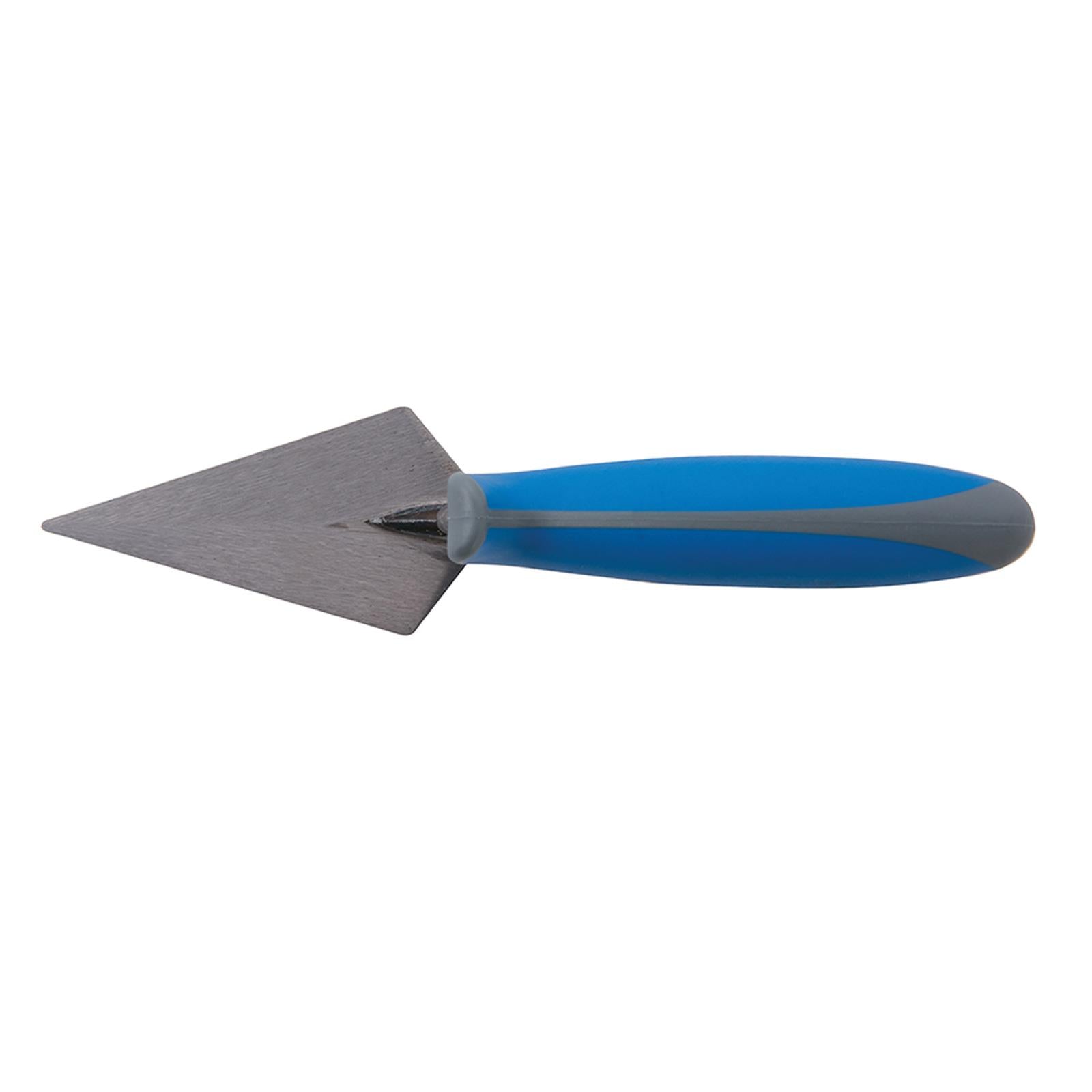 Pointing Trowel 125mm Soft Grip taper ground heel to toe for pointing jobs