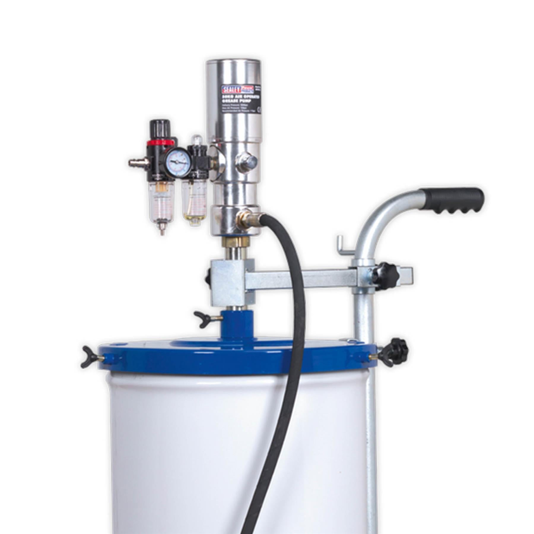 Sealey Grease Pump Air Operated 50kg Garage Workshop DIY