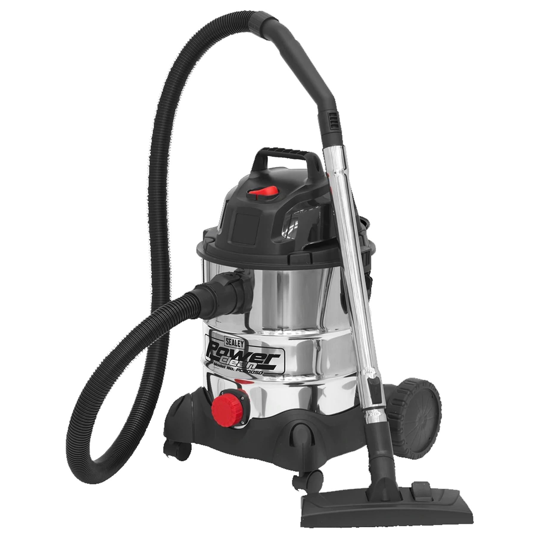 Sealey Vacuum Cleaner Industrial Wet & Dry 20L 1250W Stainless