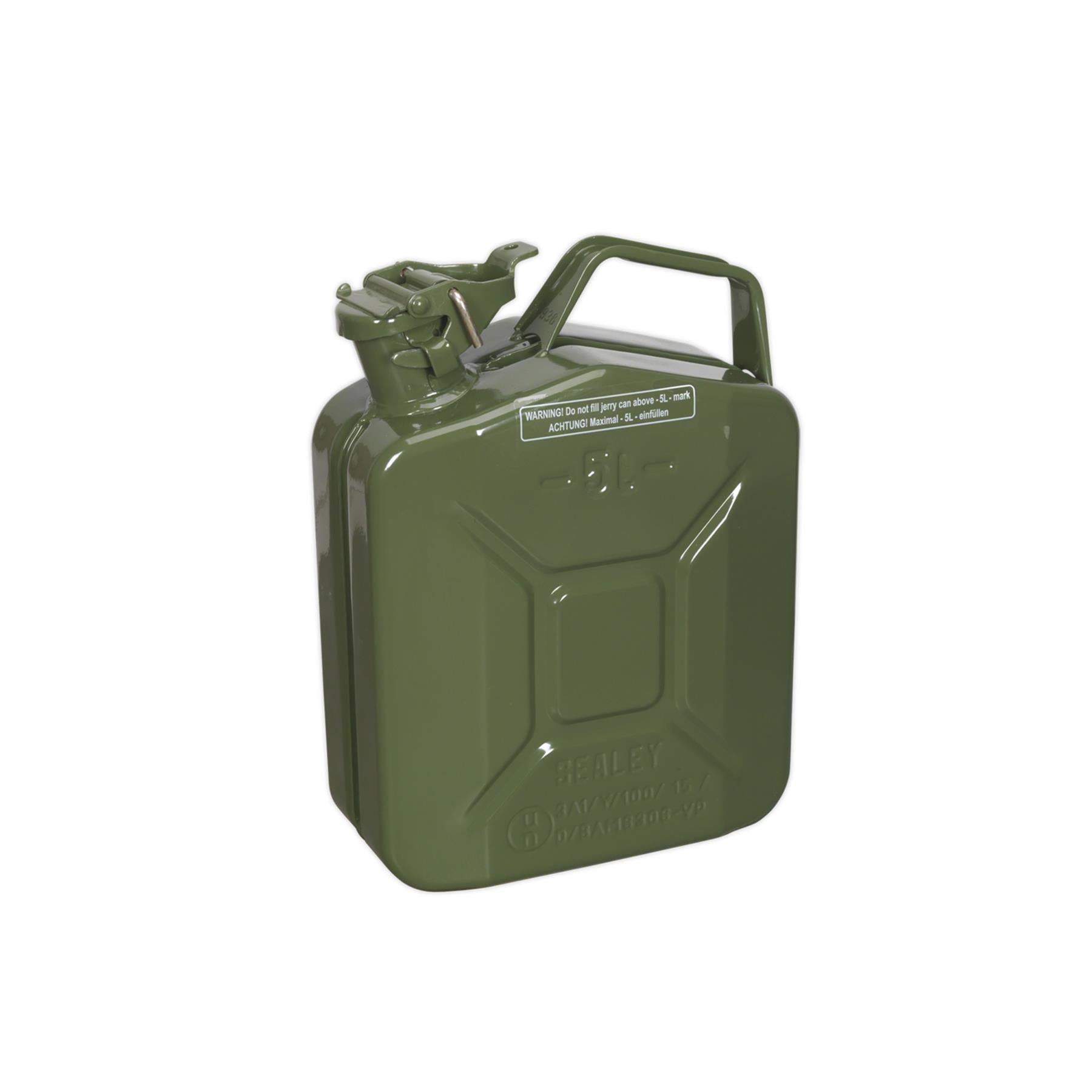 Sealey Jerry Can 5L - Green