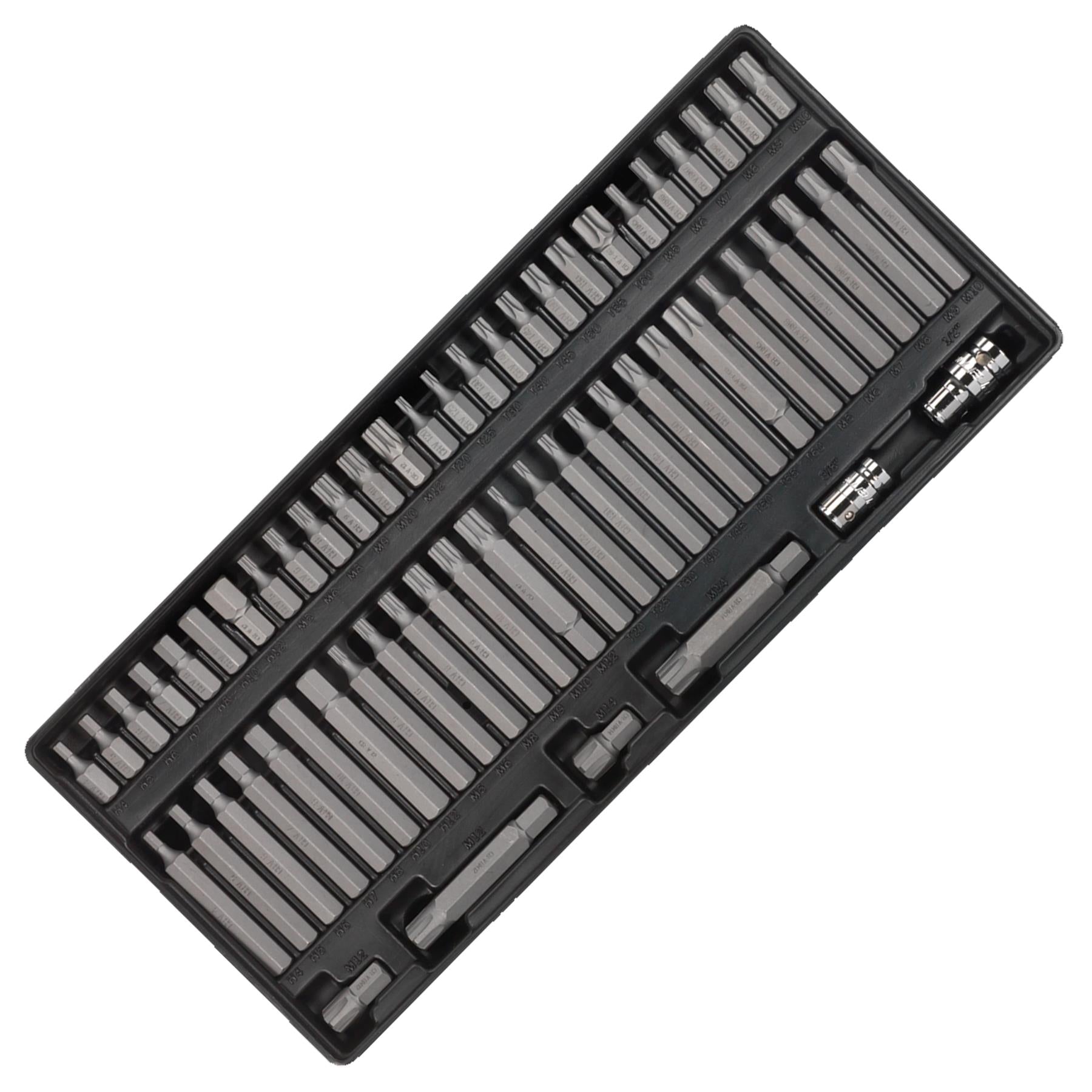 Sealey Tool Tray with Security TRX-Star/Hex/Ribe/Spline Bit Set 60p