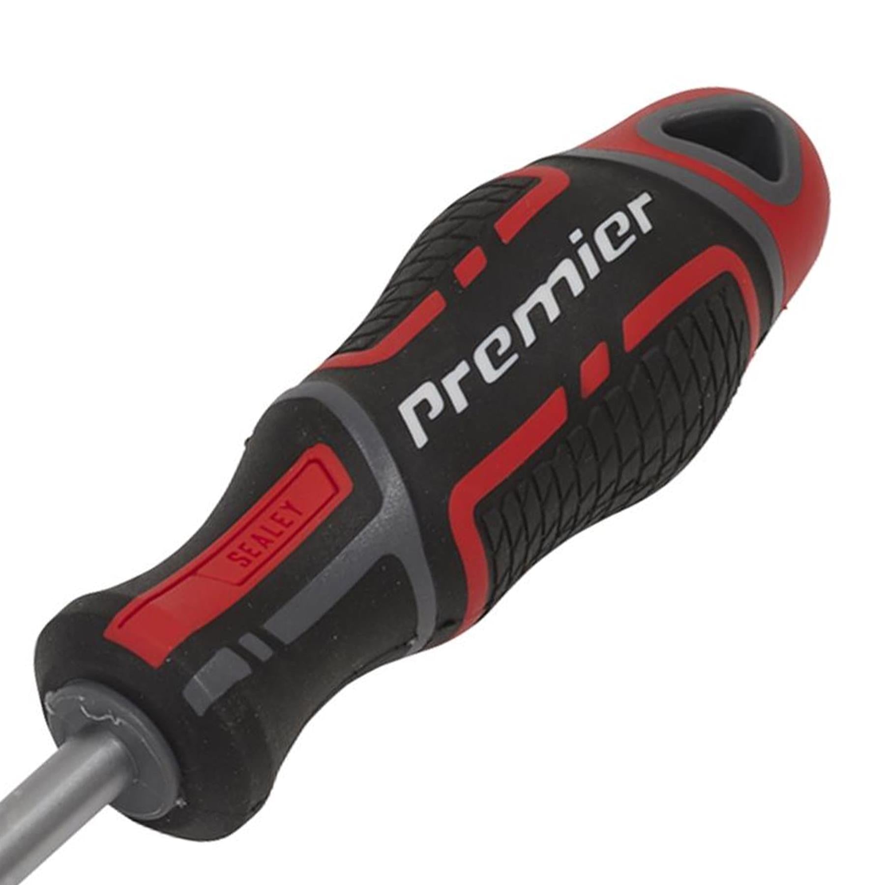 Sealey Screwdriver Pozi Pozidriv #3 x 150mm Soft Grip Handle Magnetic GripMAX