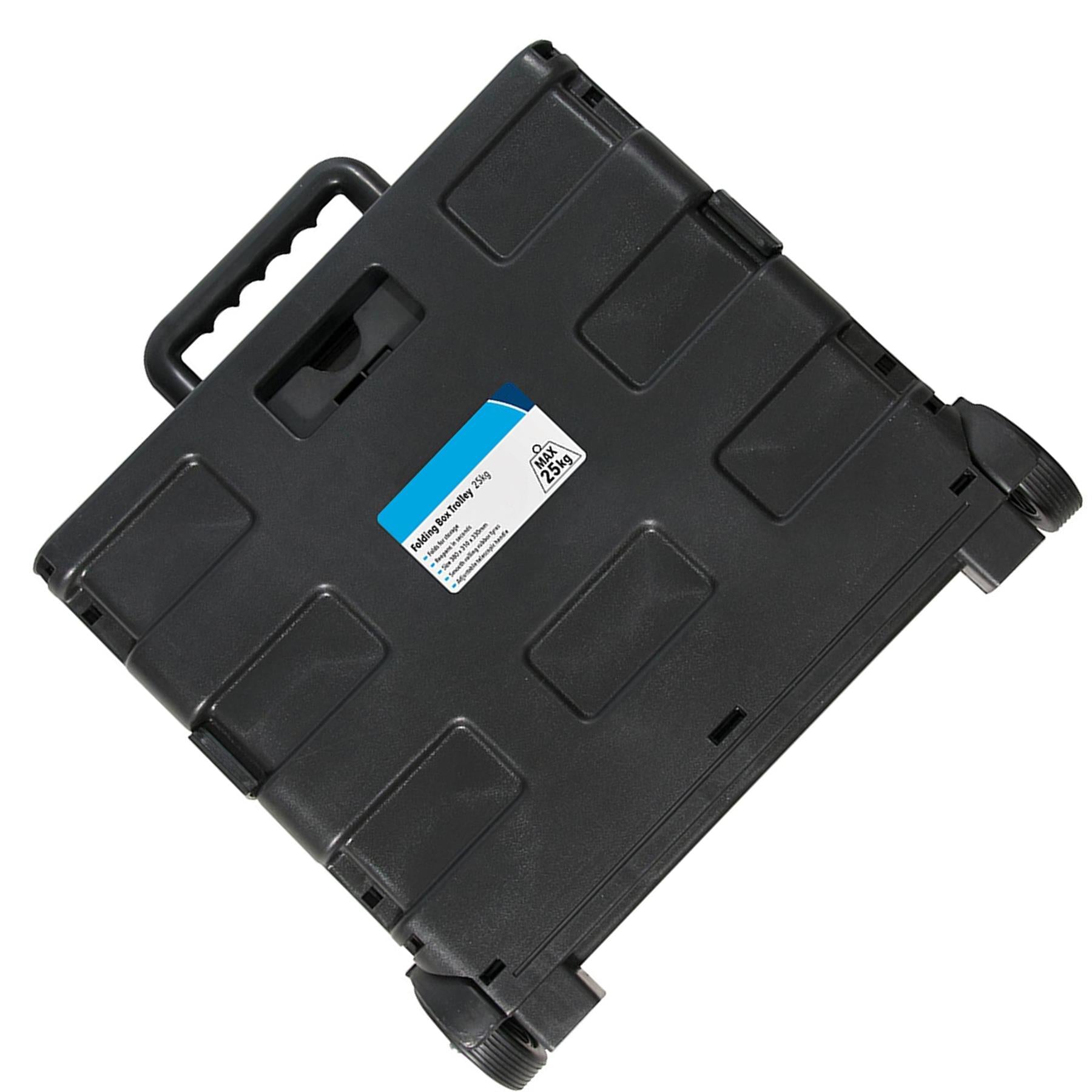 Folding Box Trolley 25Kg Transport Storage Office Warehouse Van Camping