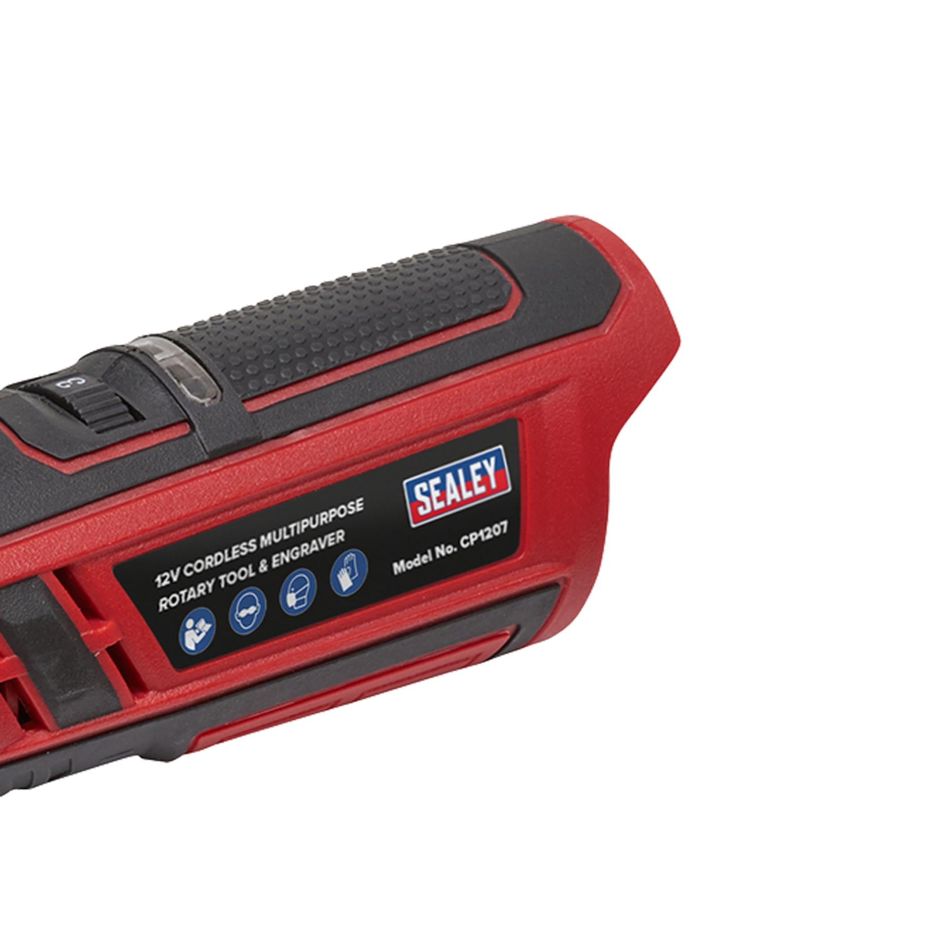 Sealey Cordless Rotary Tool & Engraver Kit 49pc 12V