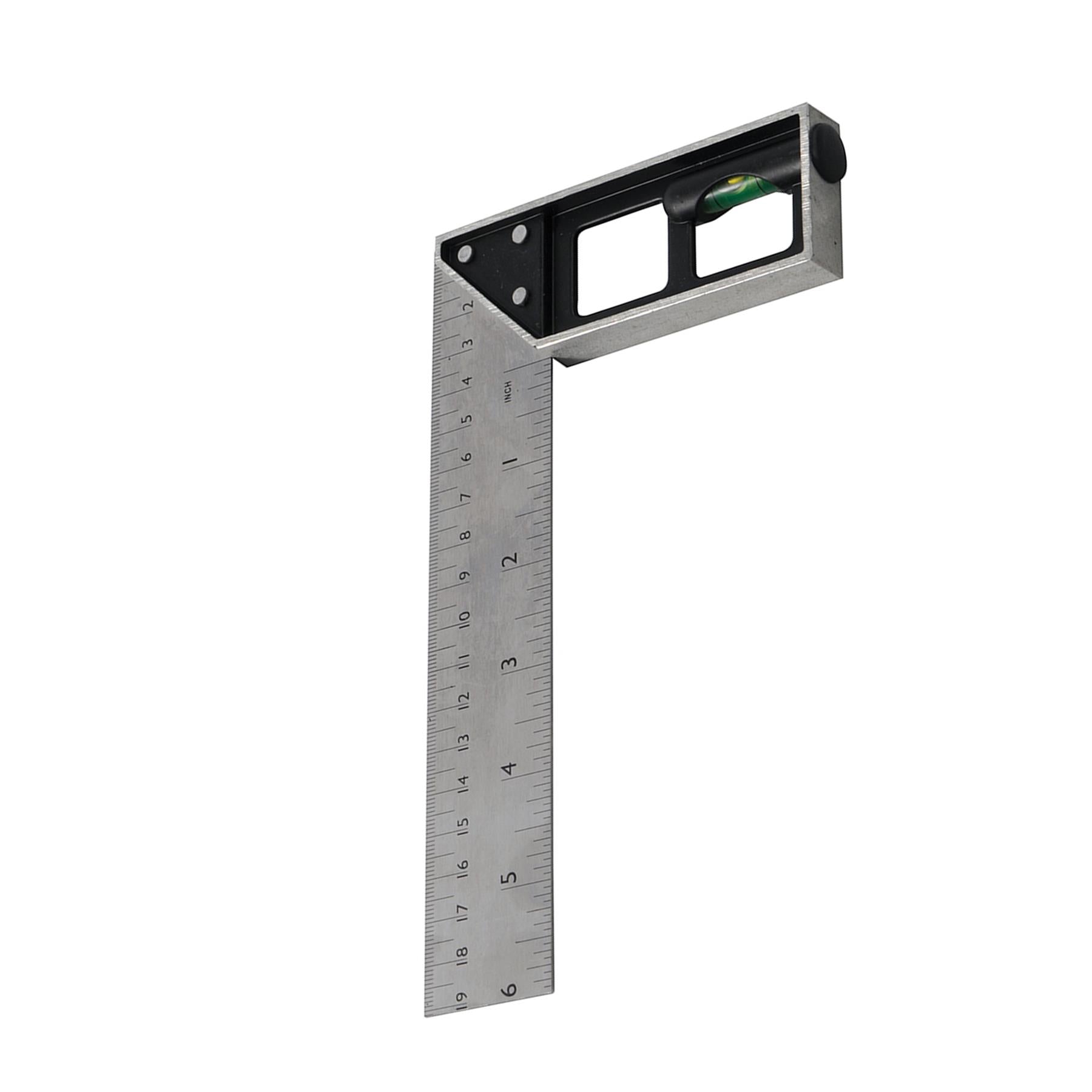 Tri & Mitre Square With Spirit Level 150mm Cast Aluminium Stock Quality