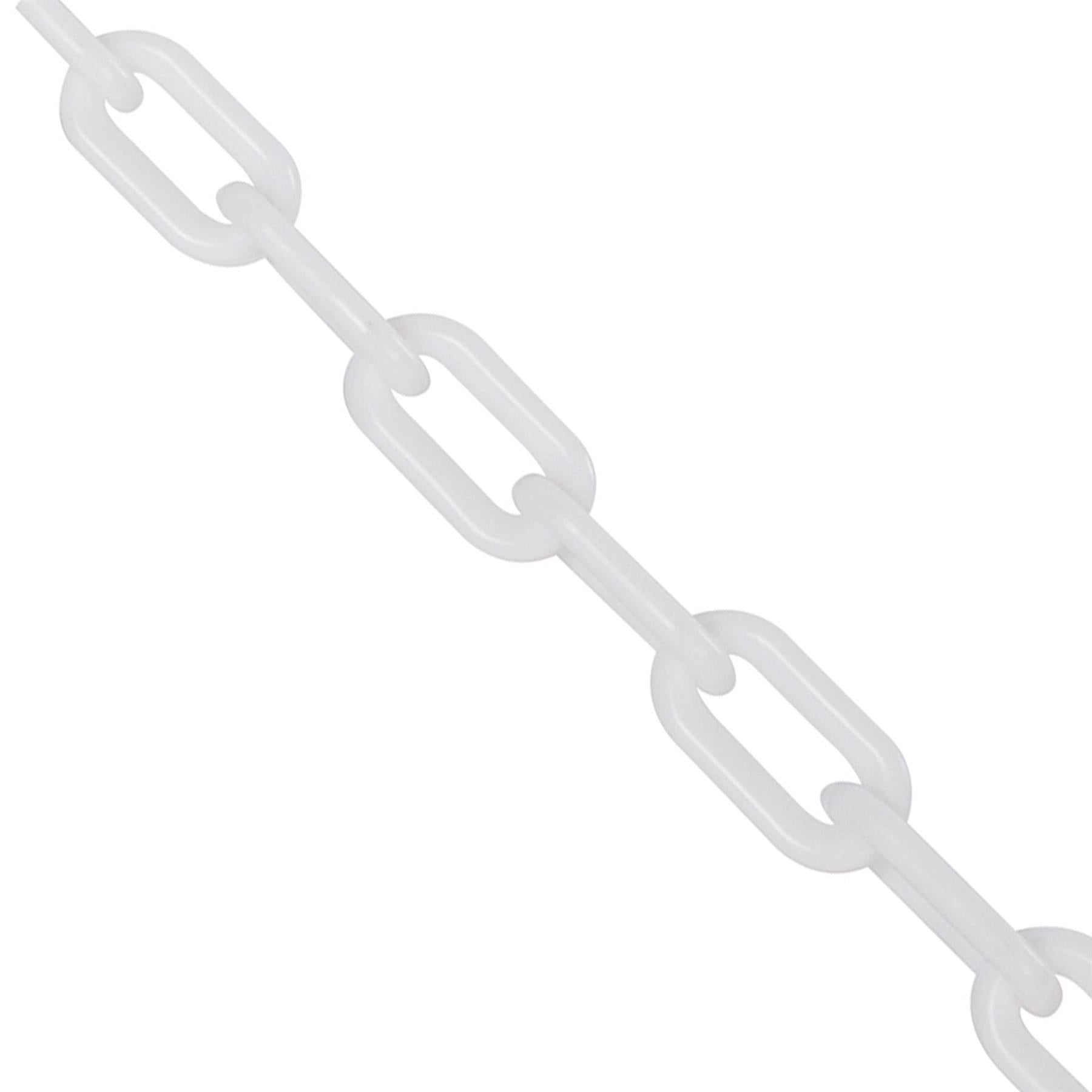 Plastic Chain White 6mm X 5M Strong Plastic Construction Weatherproof