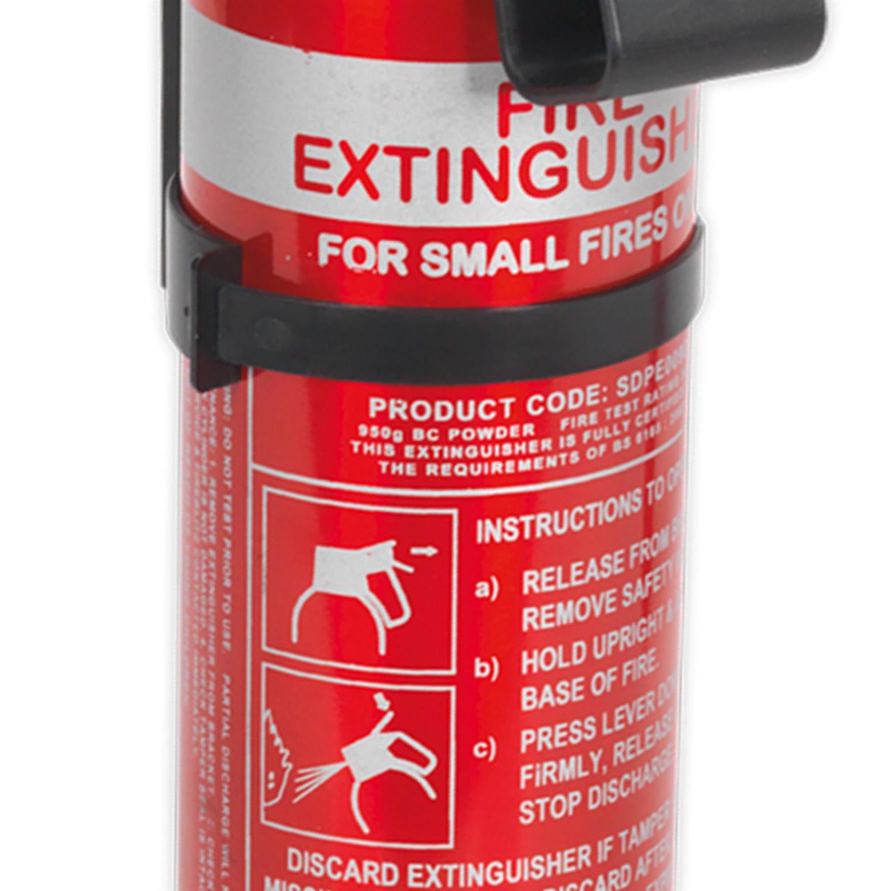 Sealey Fire Extinguisher 0.95kg Dry Powder - Disposable