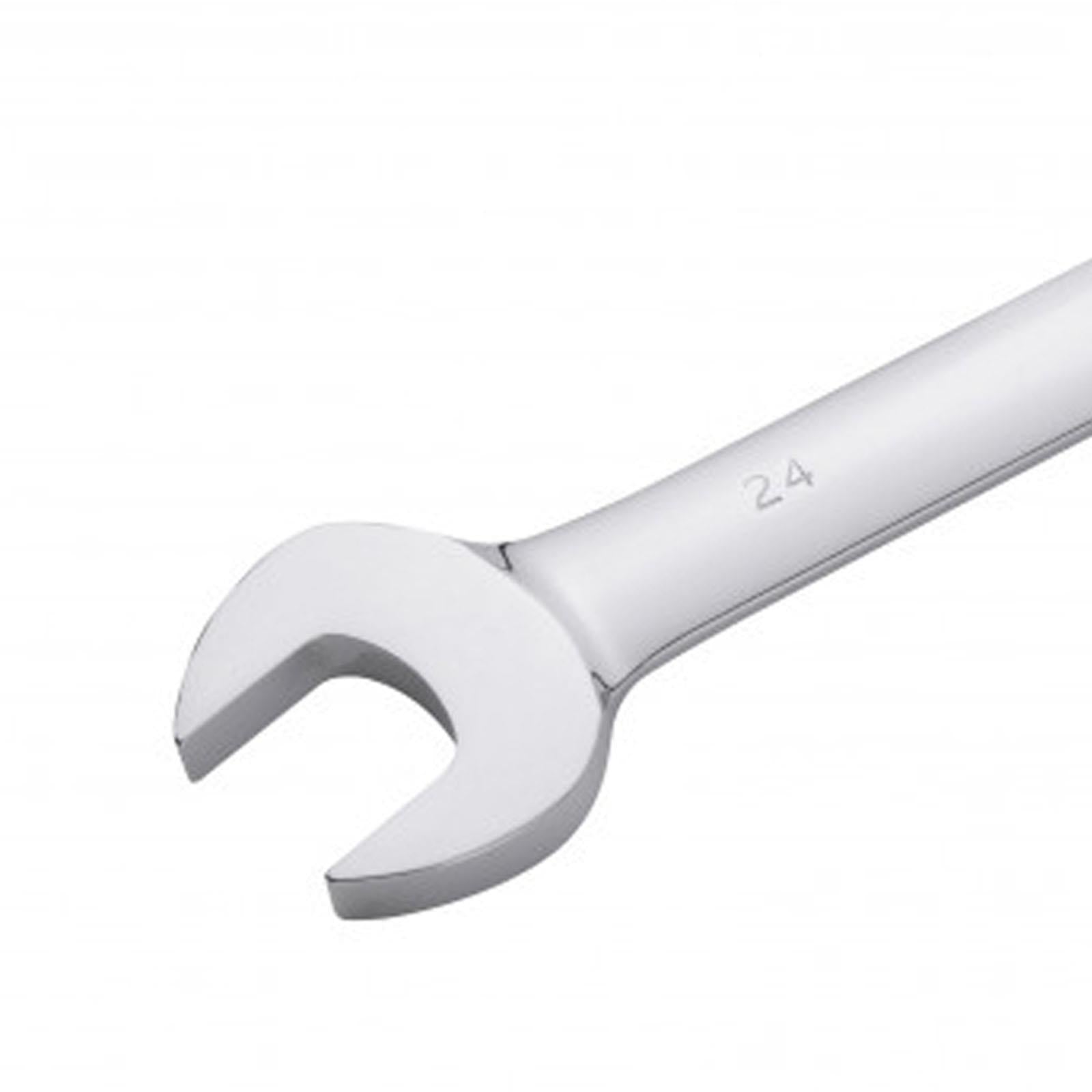 BlueSpot Ratchet Spanner Combination Flexible Head Wrench Metric 24mm