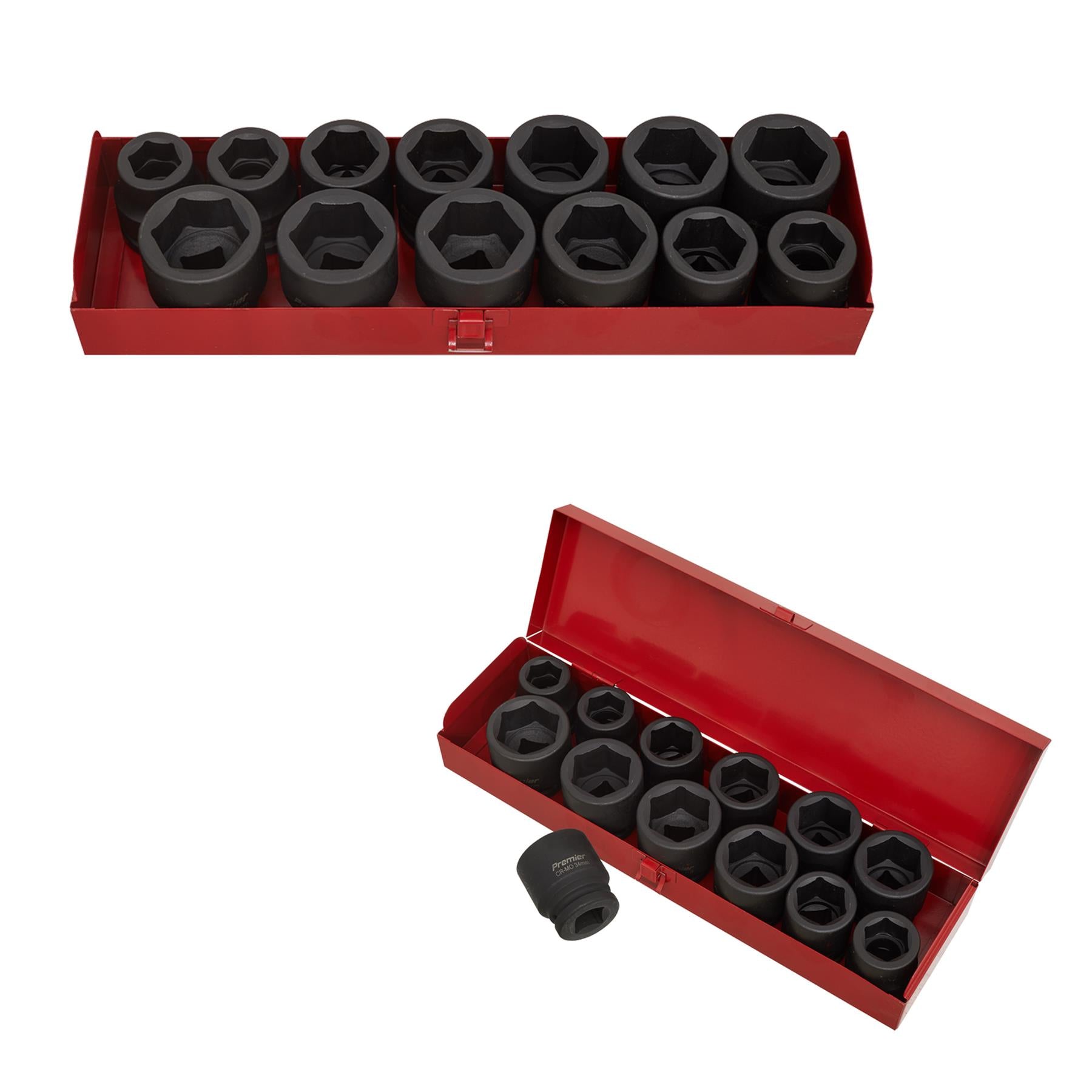 Sealey Impact Socket Set 13pc 3/4"Sq Drive Metric/Imperial
