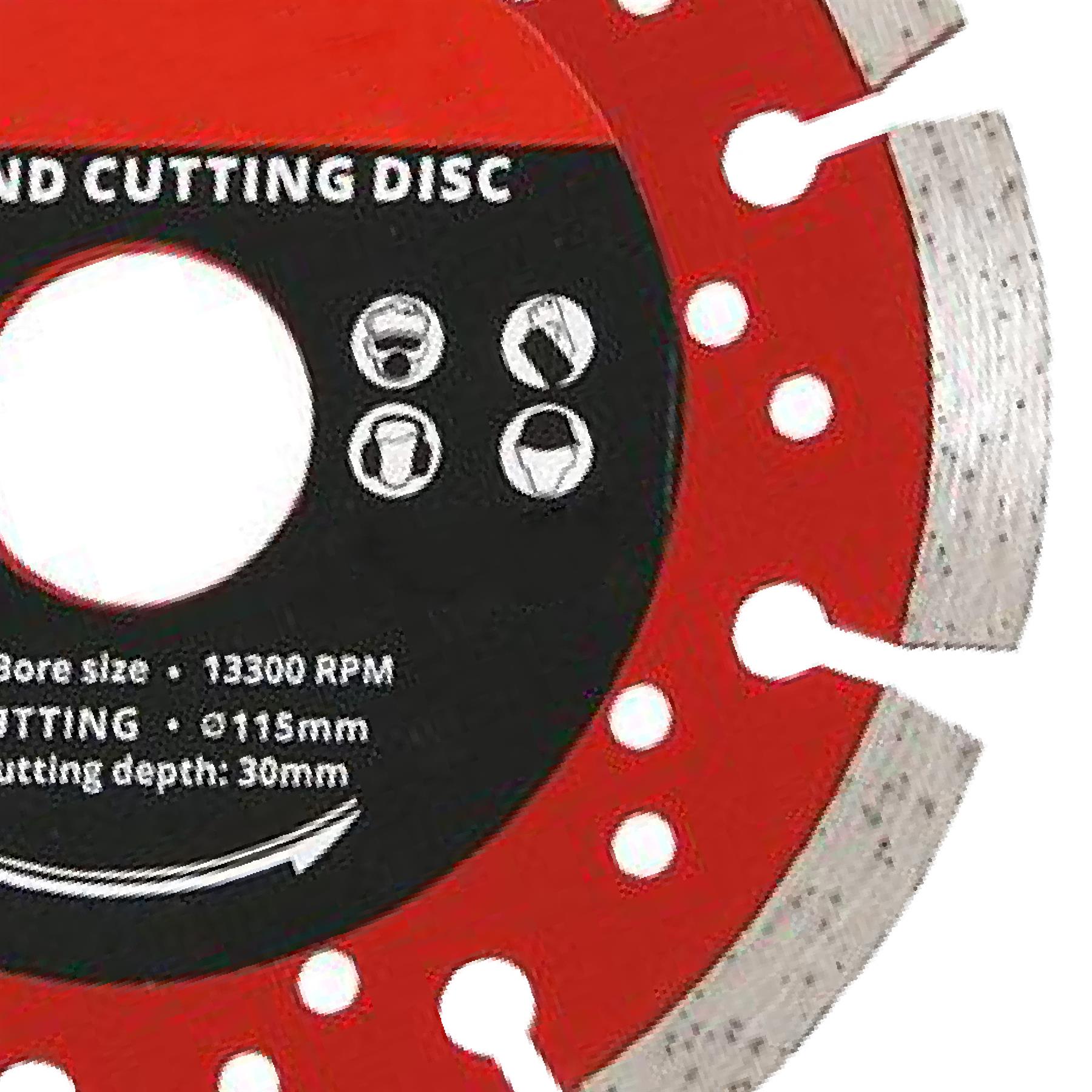 DIAMOND Blade DISC Angle Grinder Cutter Saw Dry Cutting 4.5 inch / 115mm