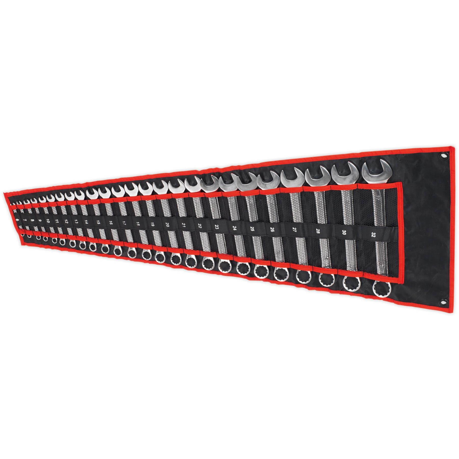 Sealey Combination Spanner Set 25pc Metric