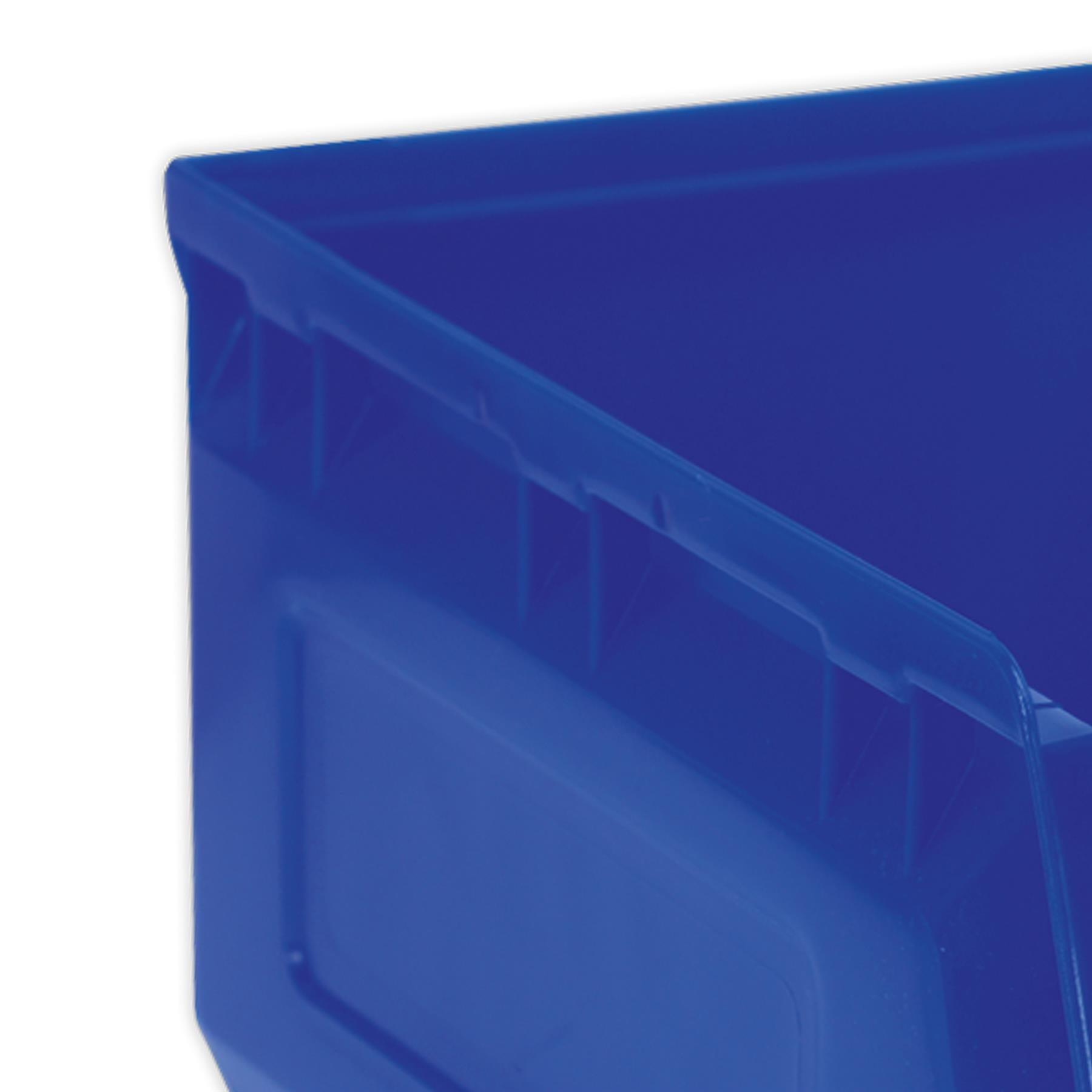 Sealey Plastic Storage Bin 150 x 240 x 130mm - Blue Pack of 38