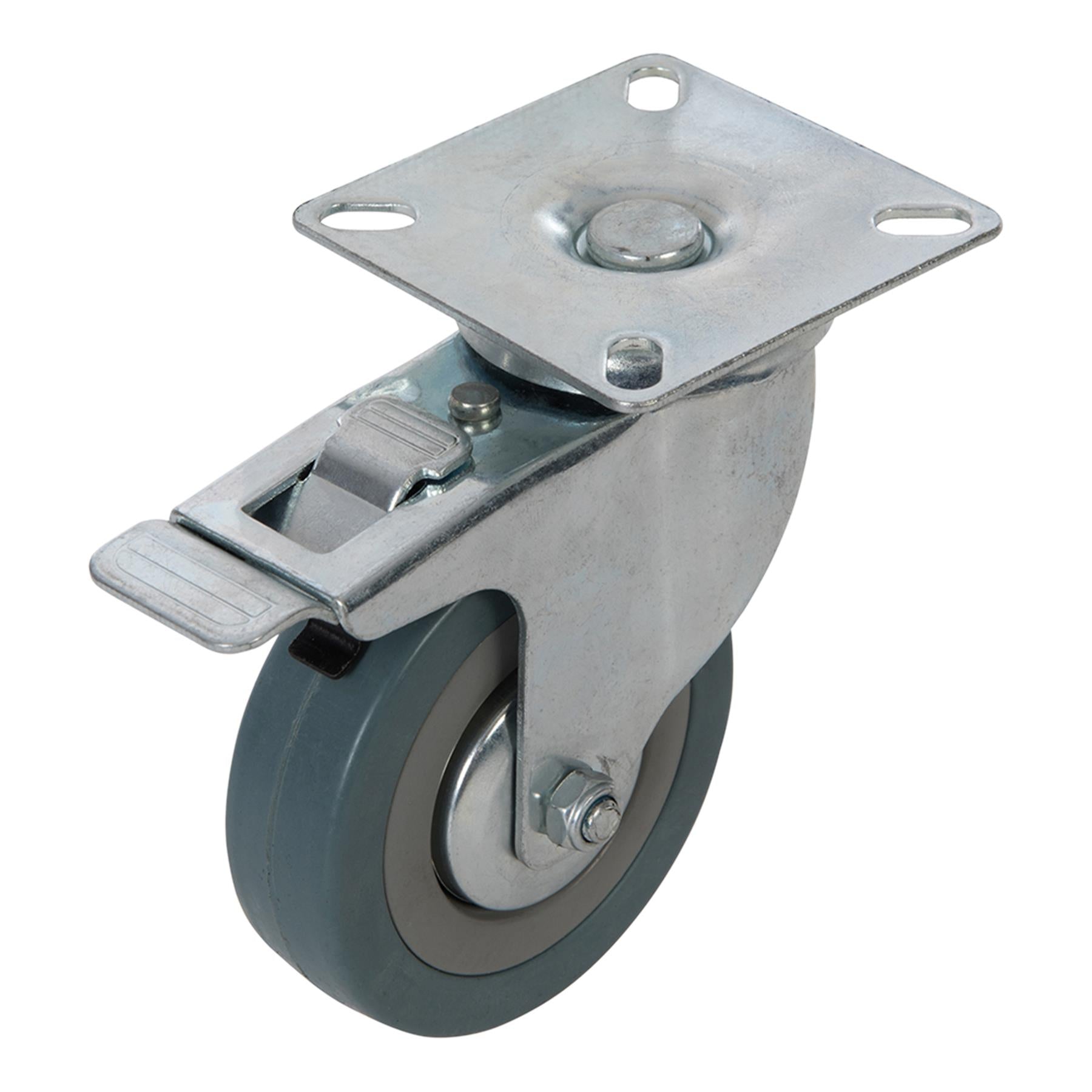 Heavy Duty Swivel Rubber Castor Caster Wheels Cart Wheel 75mm