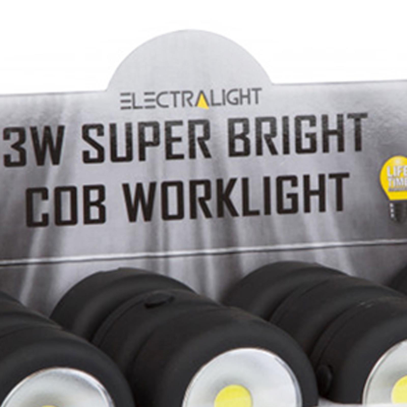 BlueSpot 3W Solar COB Work Lights USB Rechargeable for Camping Hiking