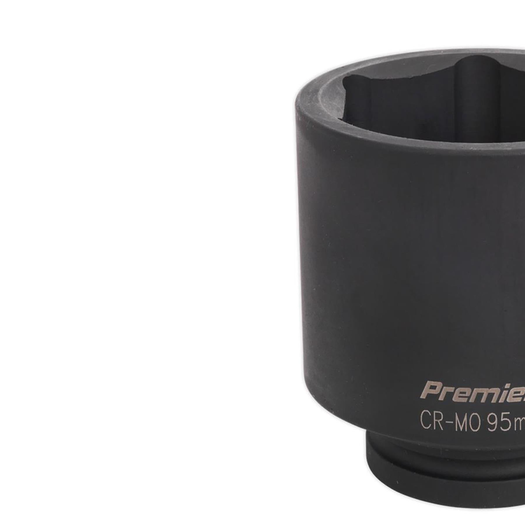 Sealey Impact Socket 95mm Deep 1"Sq Drive Chrome Molybdenum Lifetime Guarantee