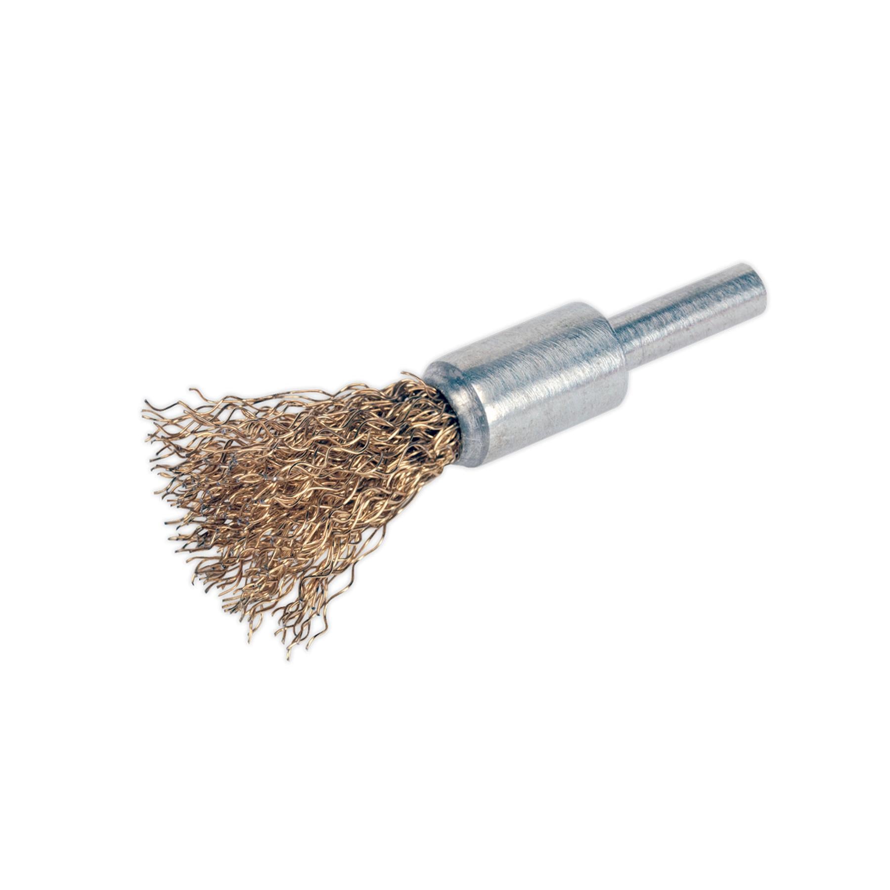 Sealey Flat Top Decarbonising Brush 13mm Ø6 x 20mm Shaft.
