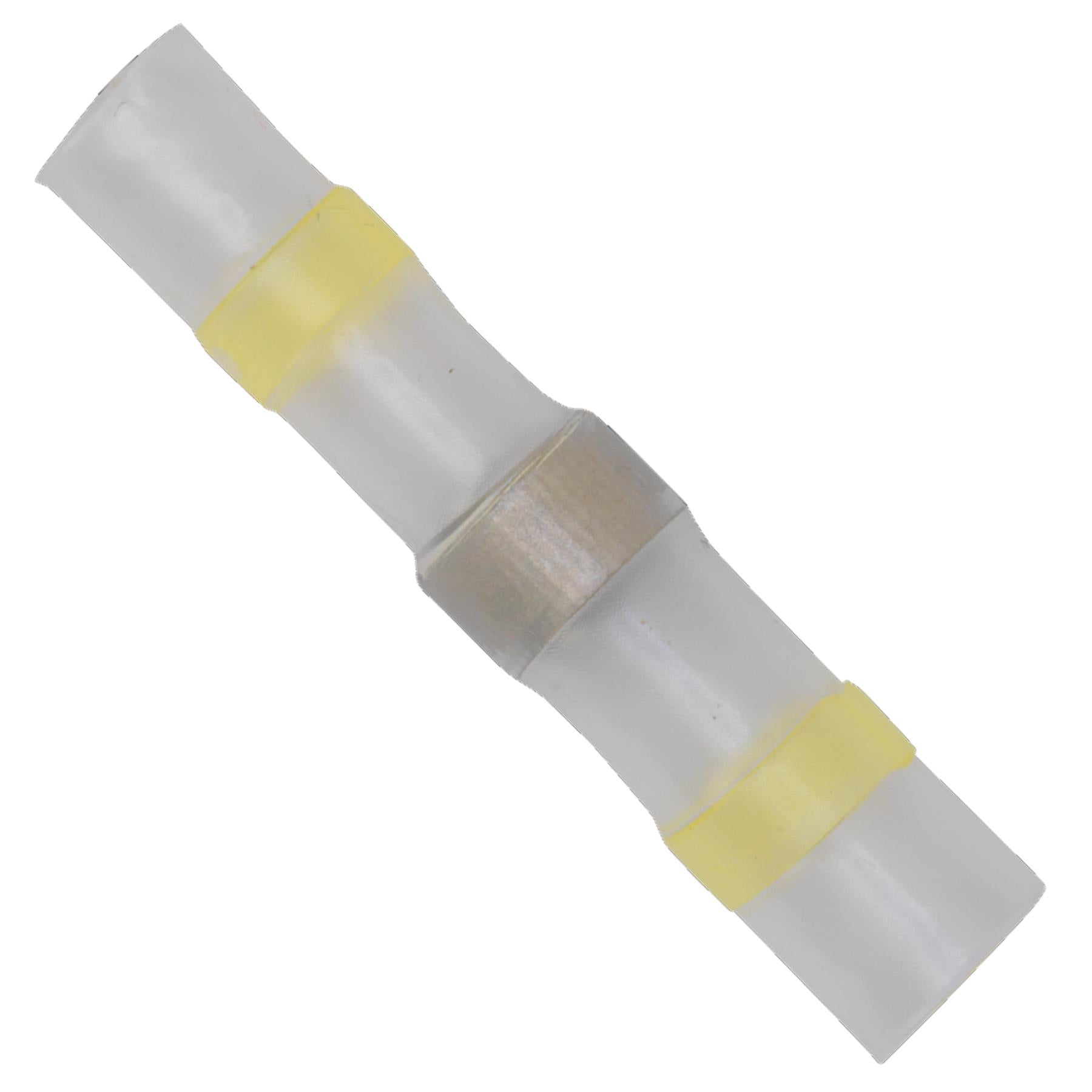 Heat Shrink Butt Connector 12-10 AWG Yellow Pack of 25 Sealey