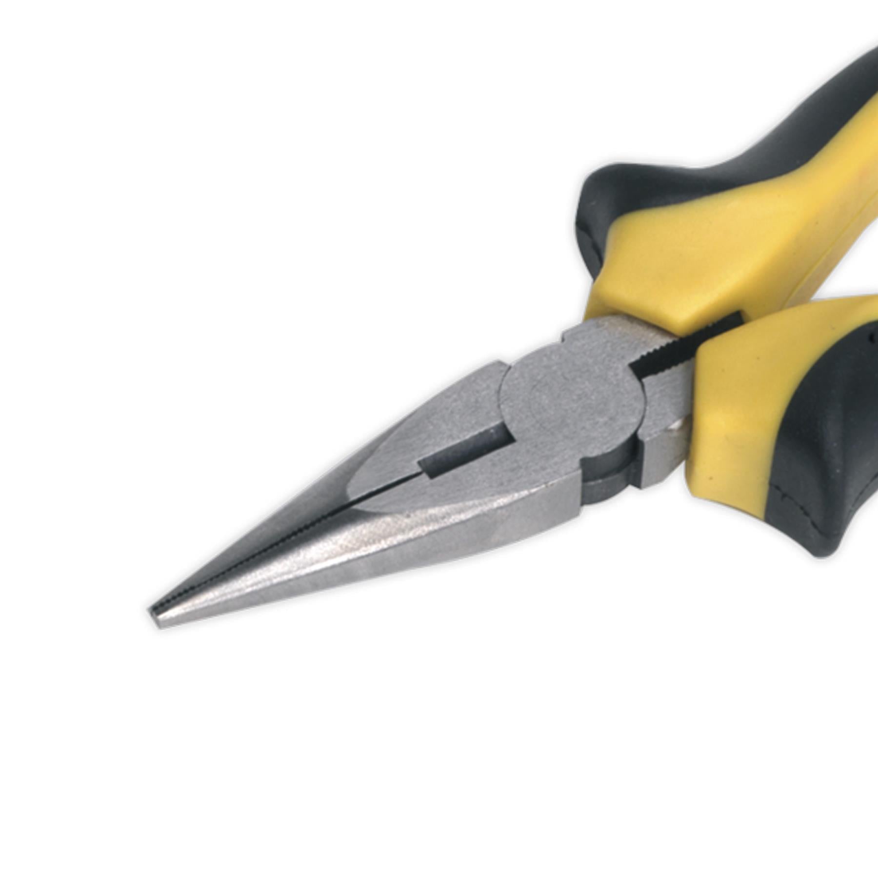 Sealey Long Nose Pliers Comfort Grip 150mm