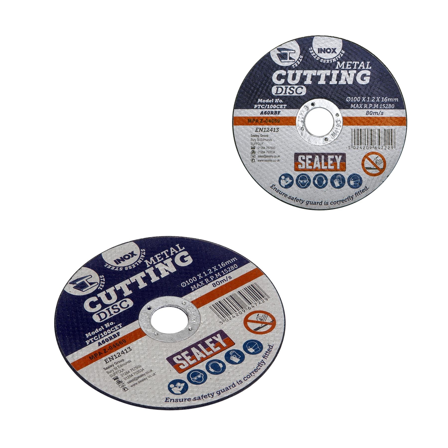 Sealey Cutting Disc Ø100 x 1.2mm 16mm Bore