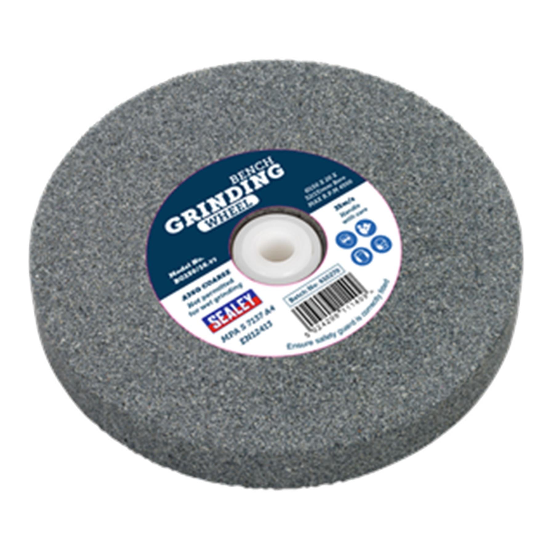 Sealey Grinding Stone �150 x 20mm 32(13)mm Bore A36Q Coarse