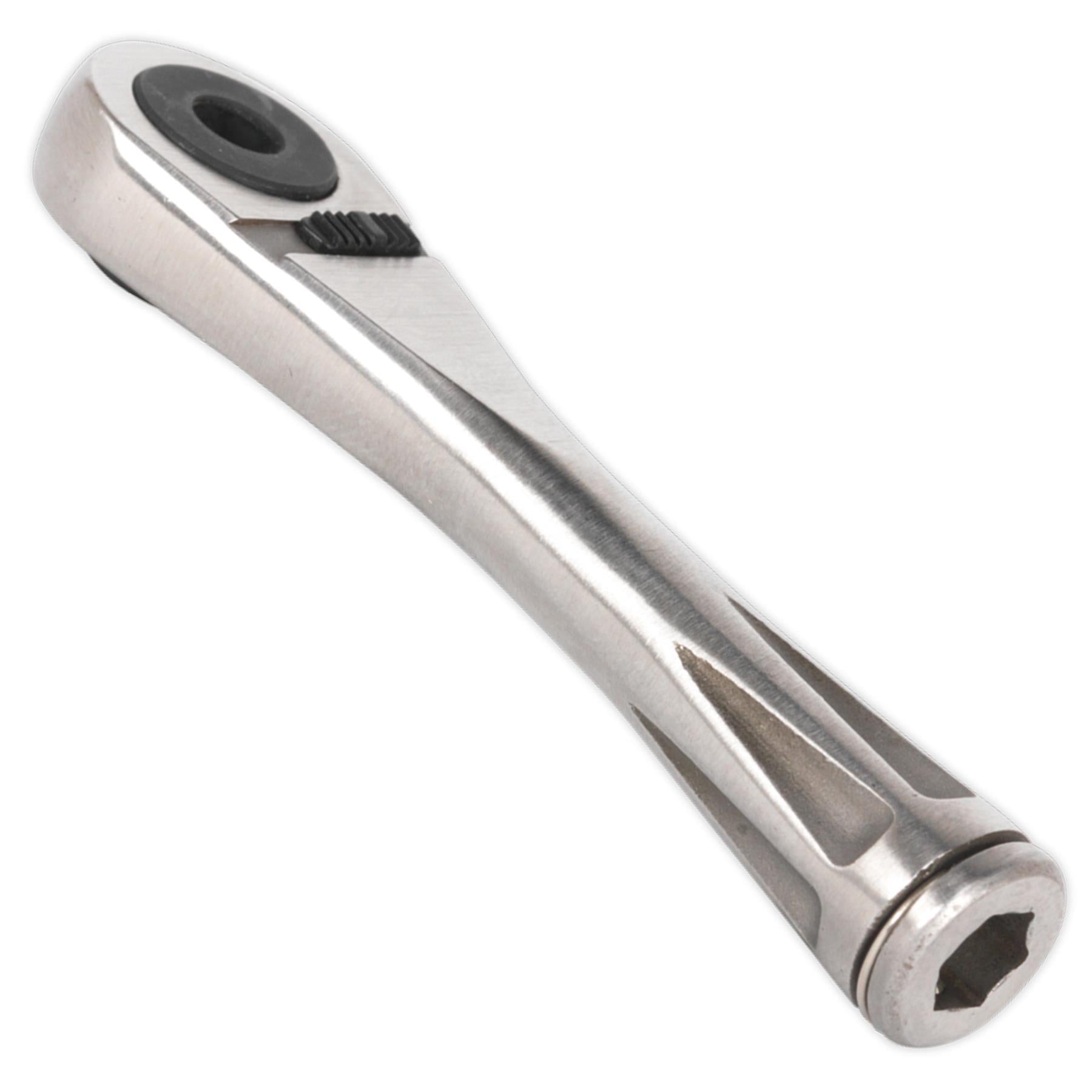 Sealey Bit Driver Ratchet Micro 1/4" Hex Stainless Steel