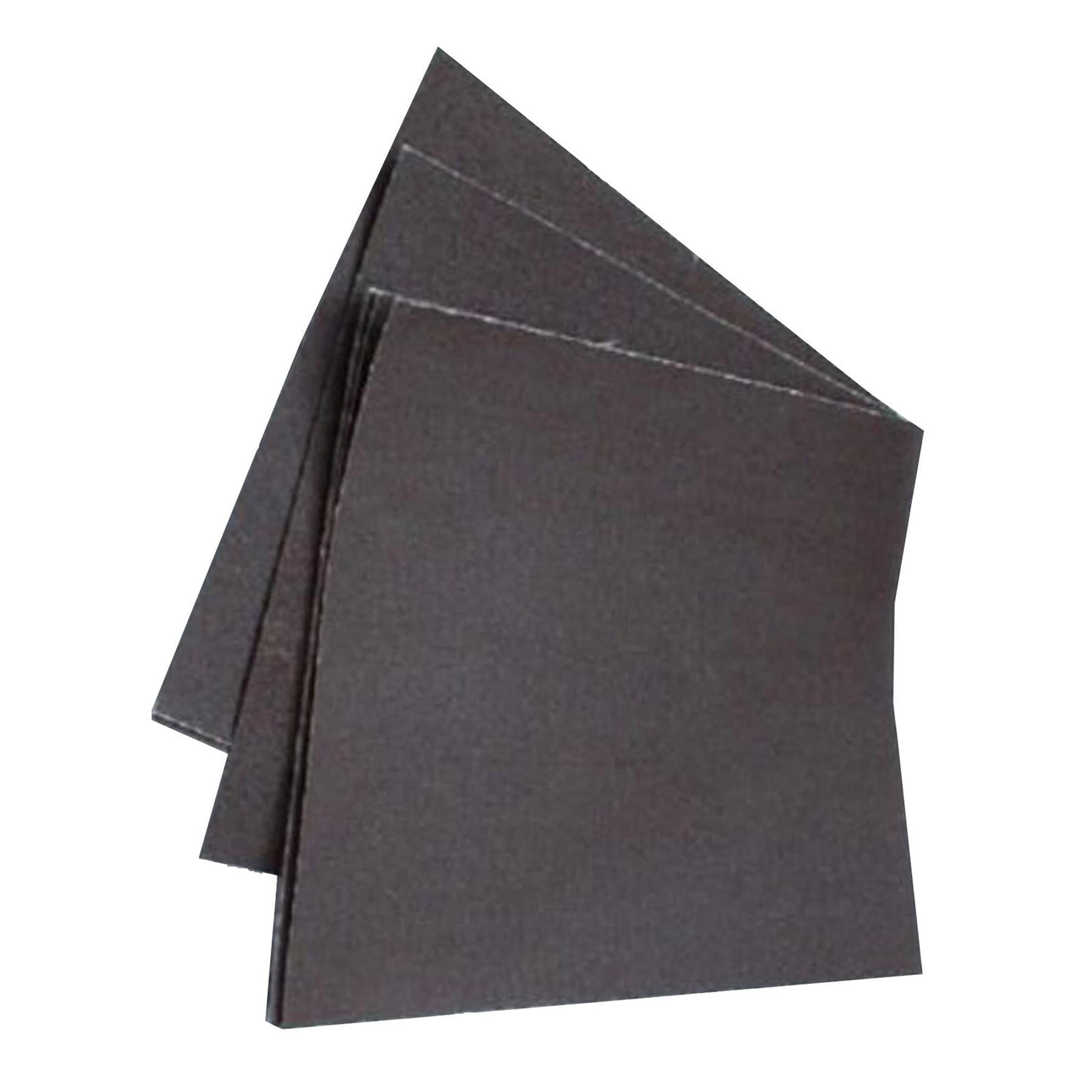 Emery Cloth Abrasive Sandpaper Sheets 230x280mm 60 100 150 Grit 10 Pack