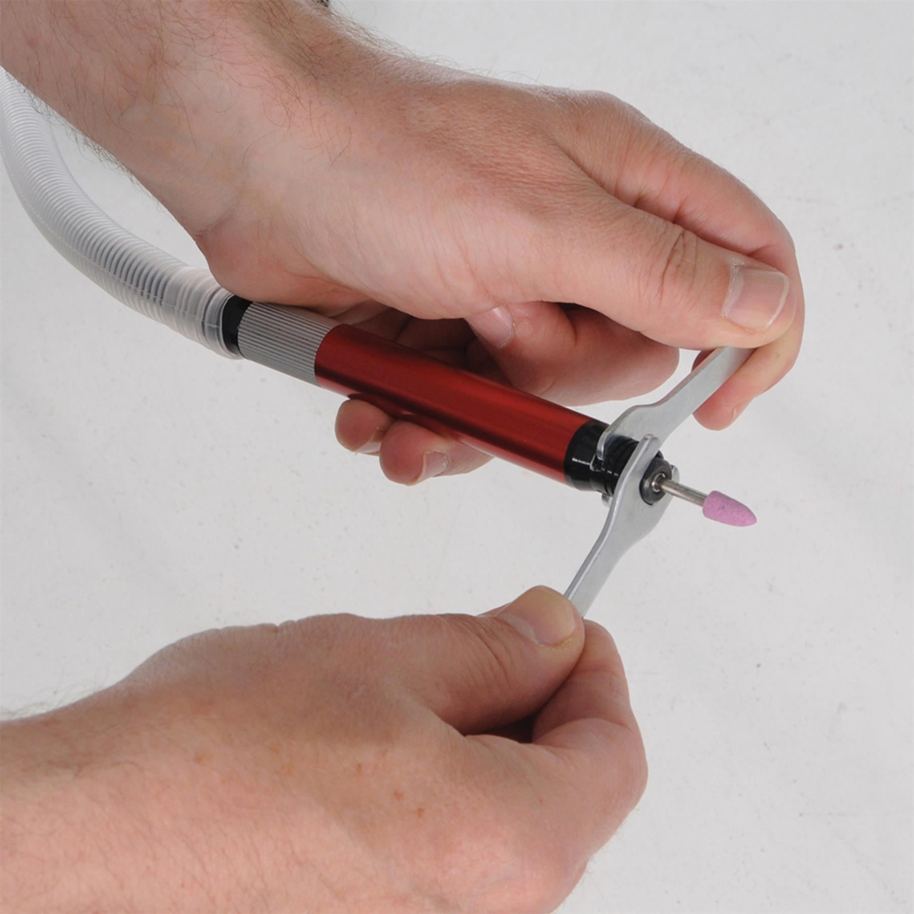 Air Micro Die Grinder Kit Grinding Heads Oiler 90Psi 1.5M Hose- 10 Grinder Heads