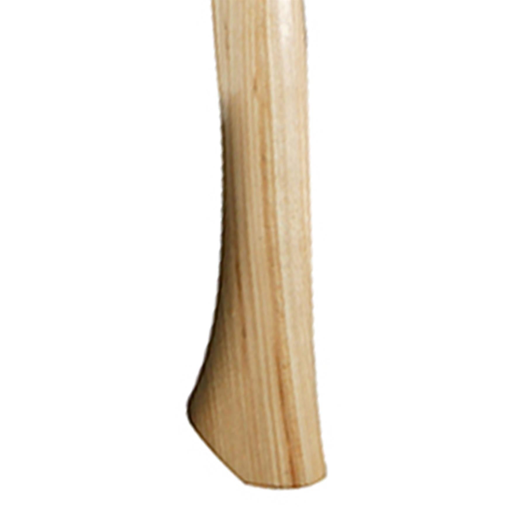 Hickory Felling Axe - 6Lb (2.72Kg) Forged Steel Powder-Coated Head Polished Edge