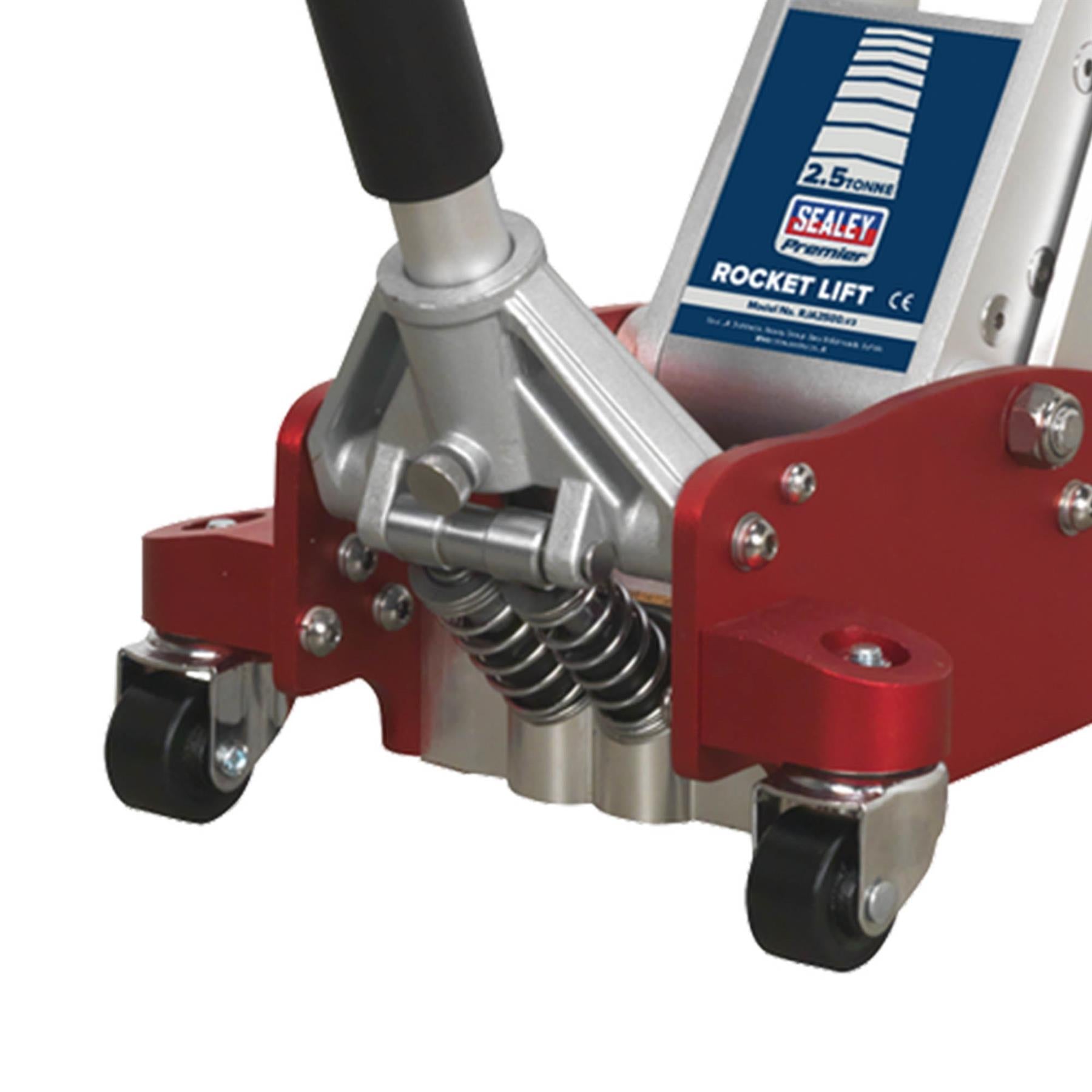 Sealey Trolley Jack 2.5 Tonne Low Profile Aluminium Rocket Lift