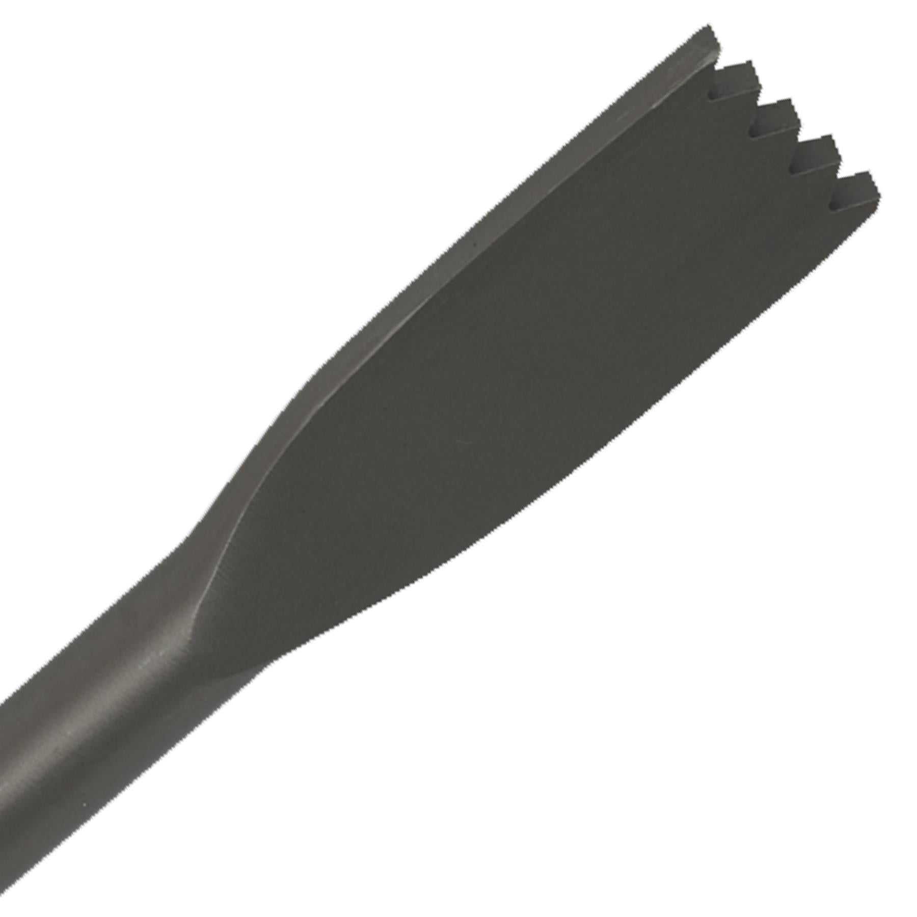 Scutch Comb Chisel 30 x 290mm - SDS MAX Sealey