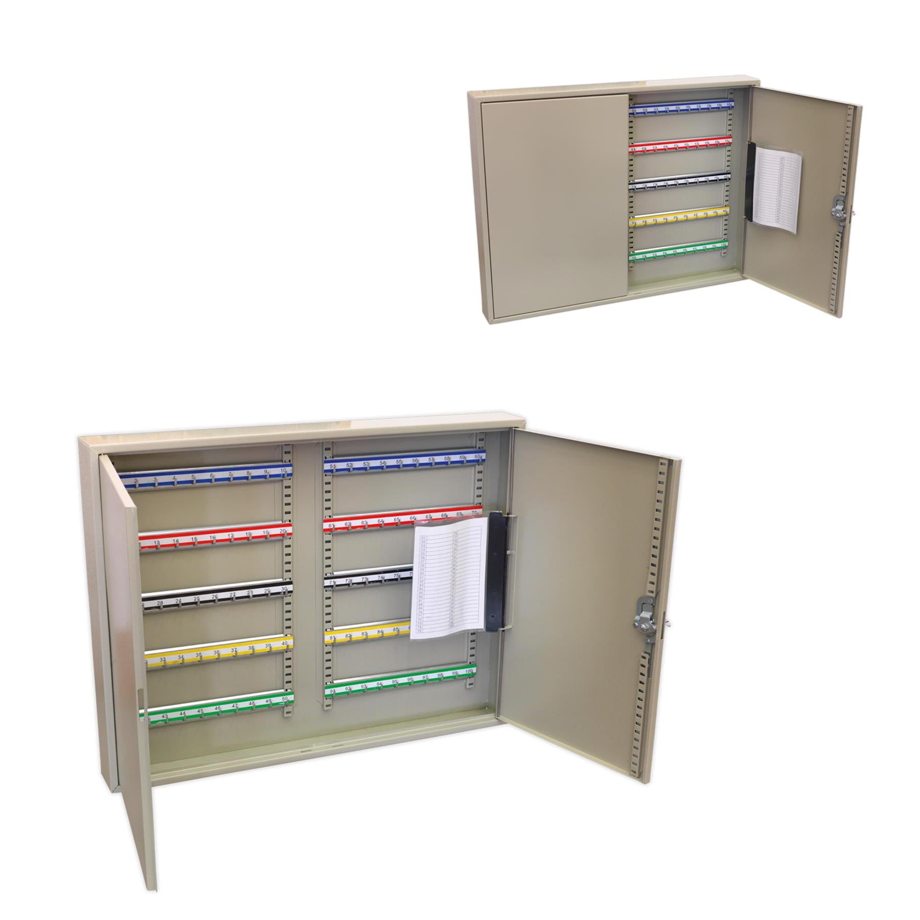 Sealey Key Cabinet 100 Key Capacity Wide Steel construction