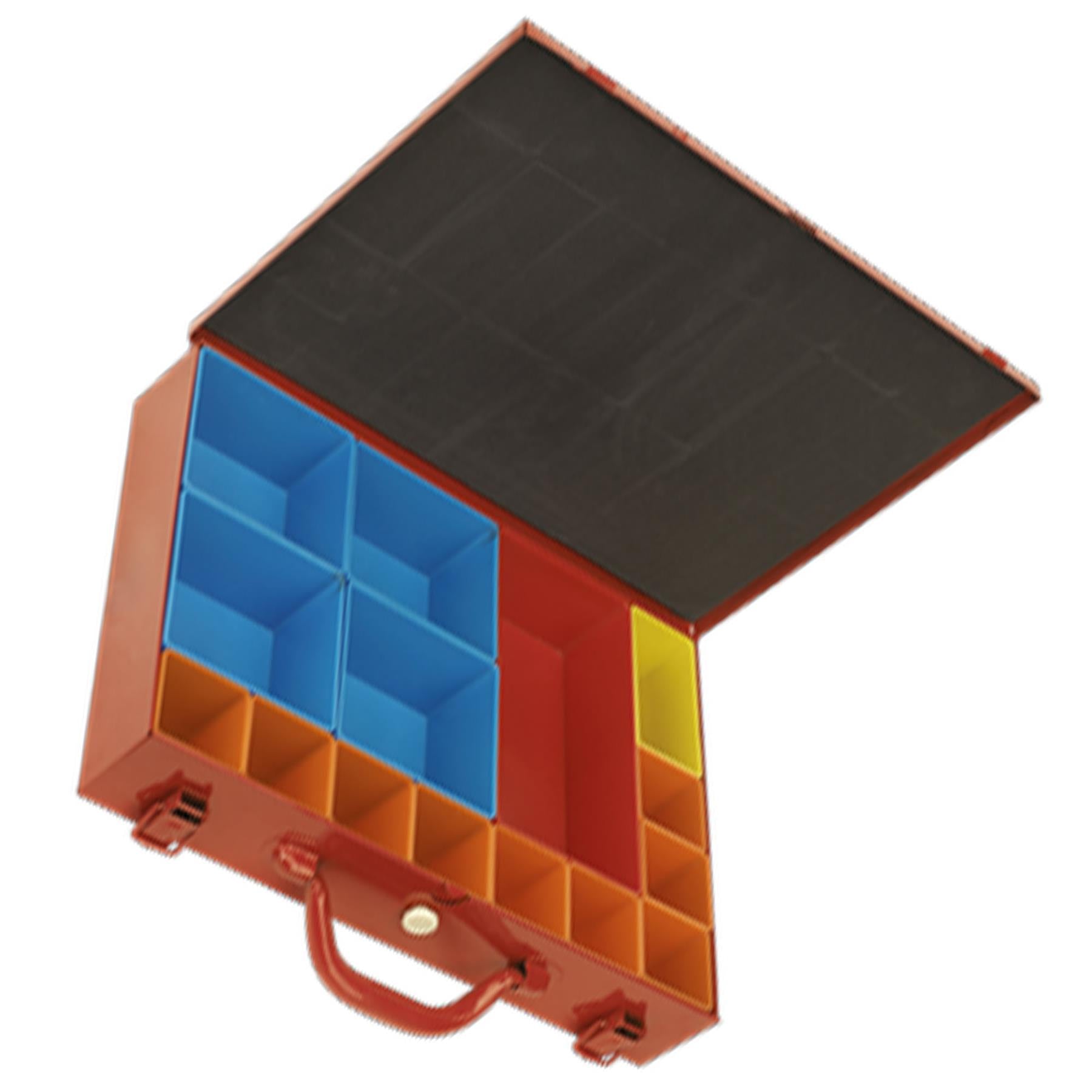 Sealey Metal Case with 15 Storage Bins