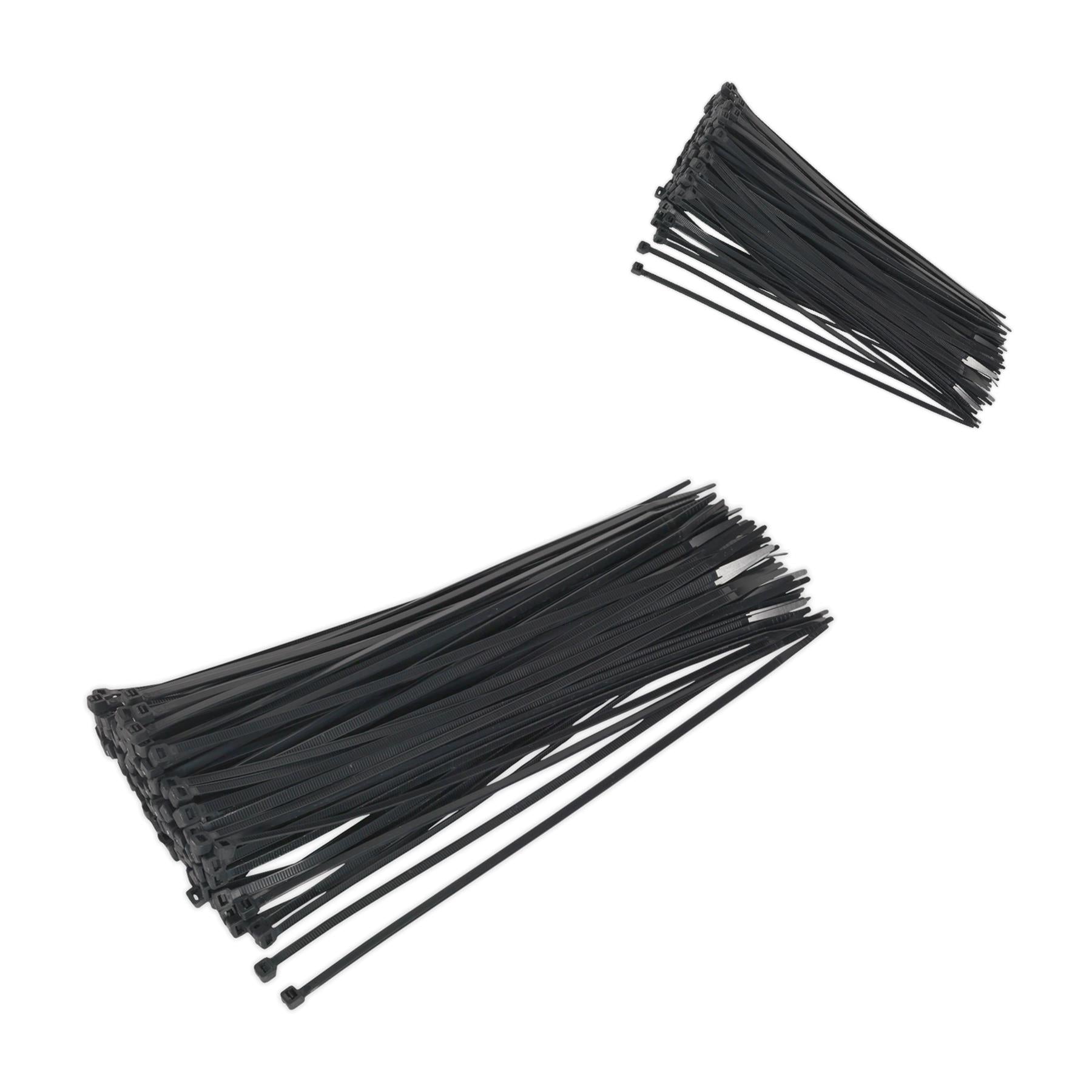 Sealey Cable Tie 300 x 4.8mm Black Pack of 100