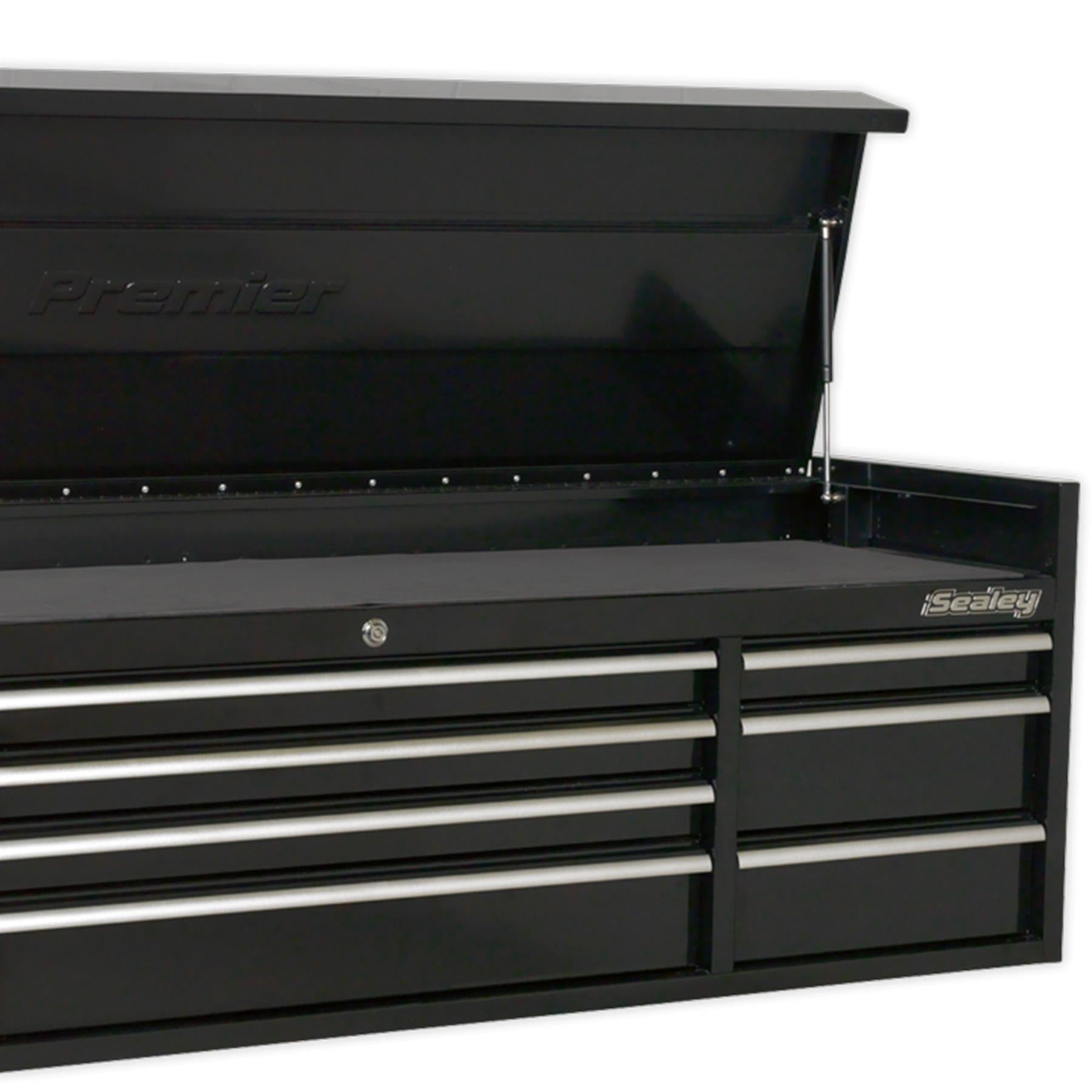 Sealey Topchest 10 Drawer 1830mm Heavy-Duty Black