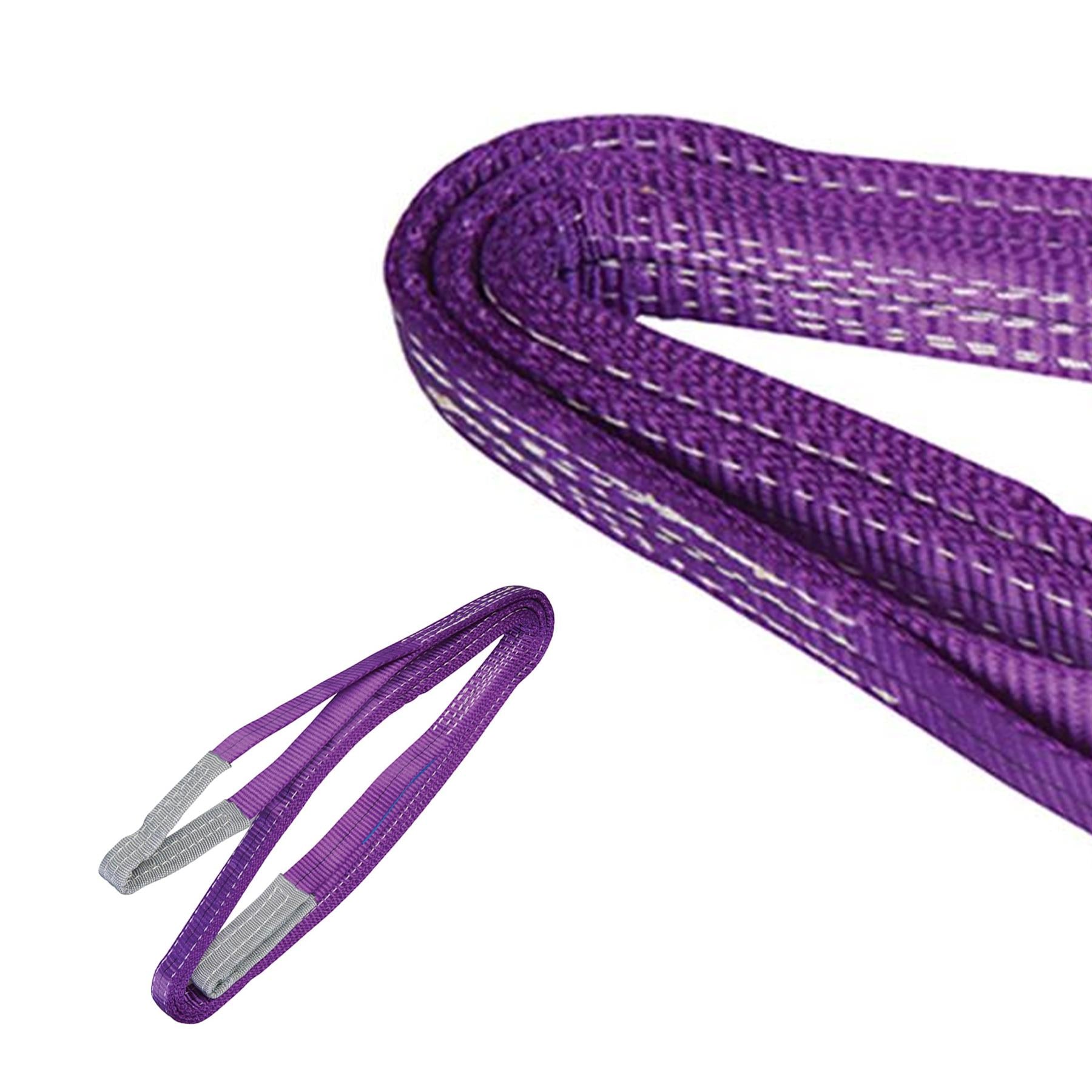 1 Tonne Webbing Lifting Sling Certified Duplex Cargo Strap Hoist Strop 3m